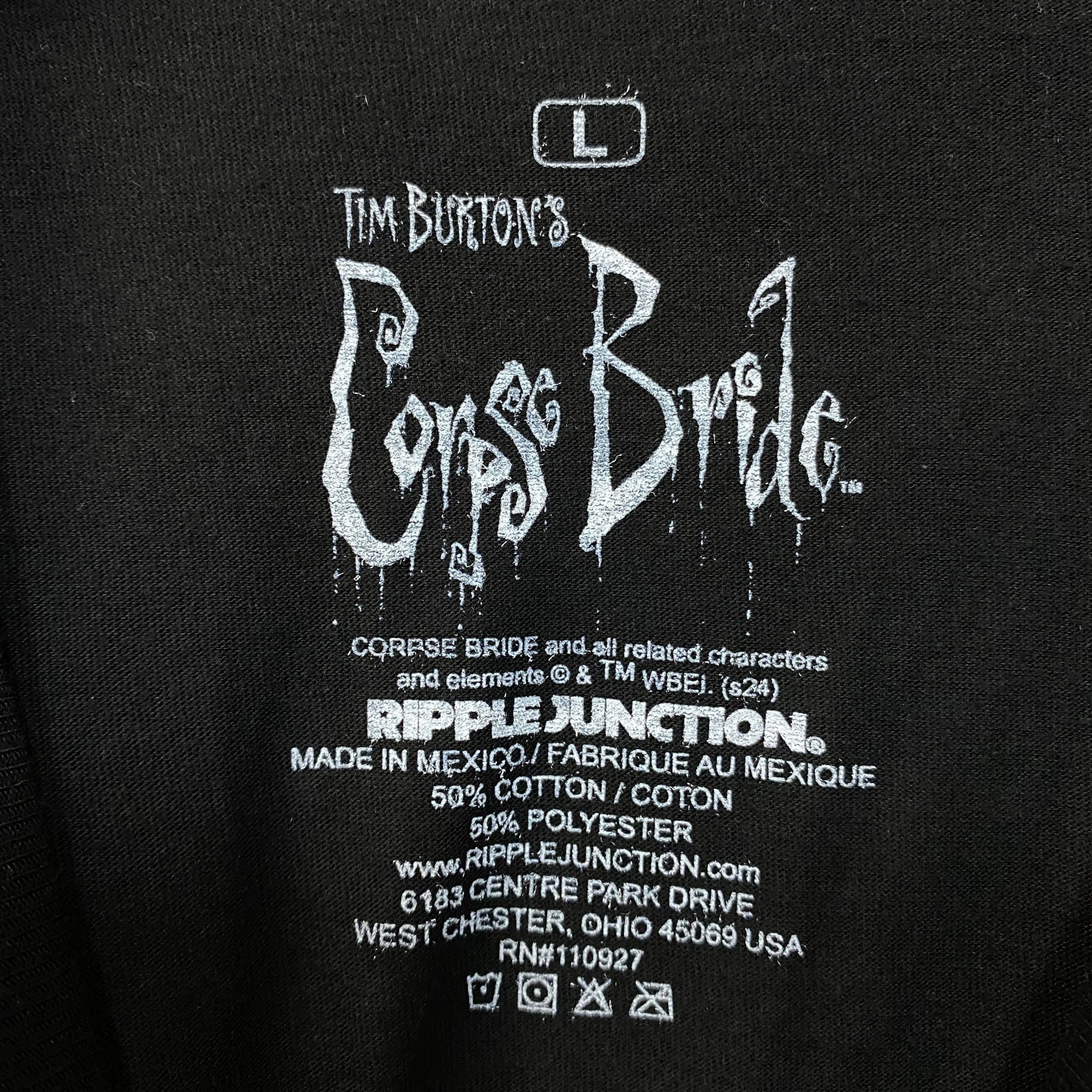 Ripple Junction Tim Burton's Corpse Bride Emily Dearly Departed T-Shirt Larg Size US L / EU 52-54 / 3 - 4 Thumbnail