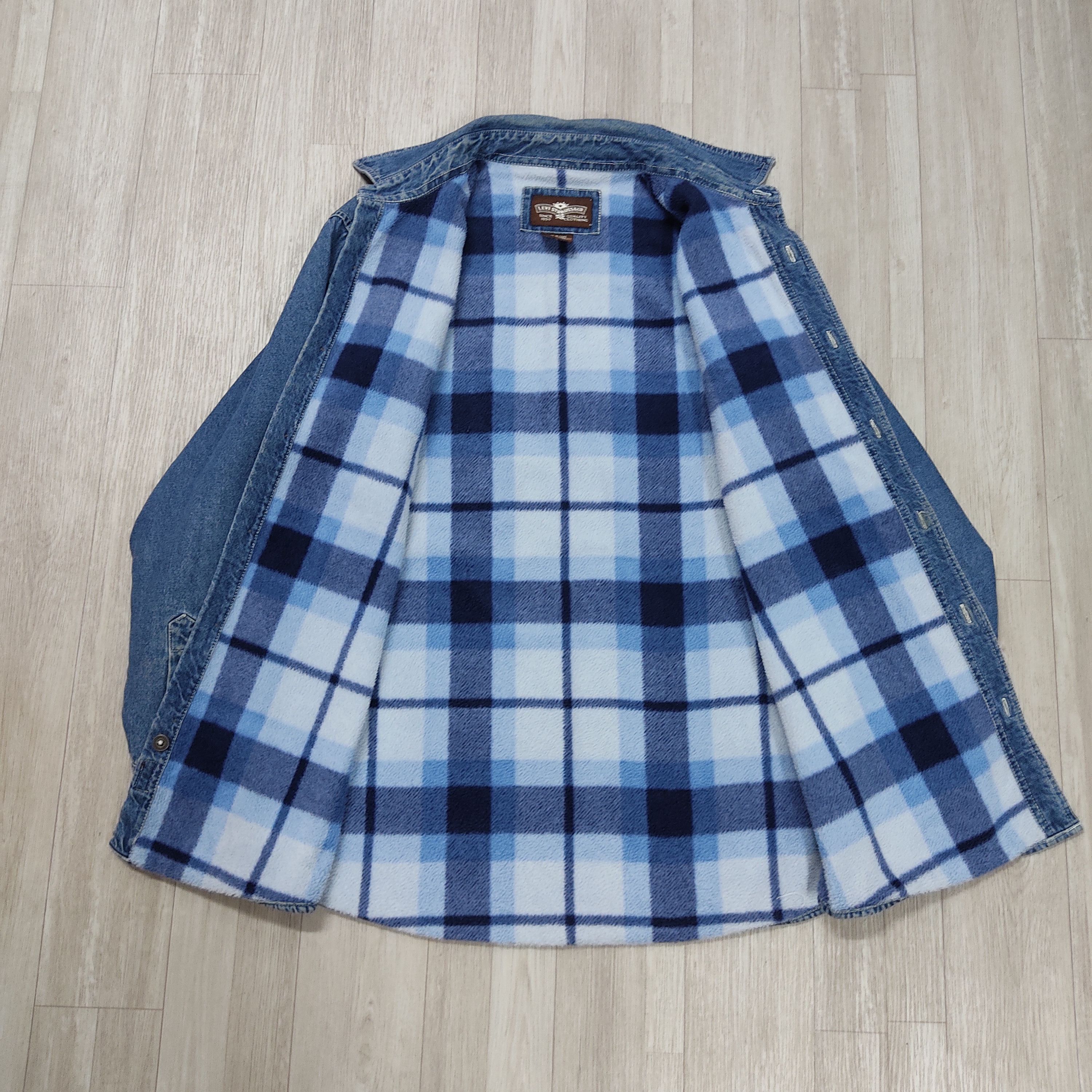 Levi's × Vintage Vintage Levi's Fleece Lined Denim Shirt Jacket Size US M / EU 48-50 / 2 - 11 Thumbnail