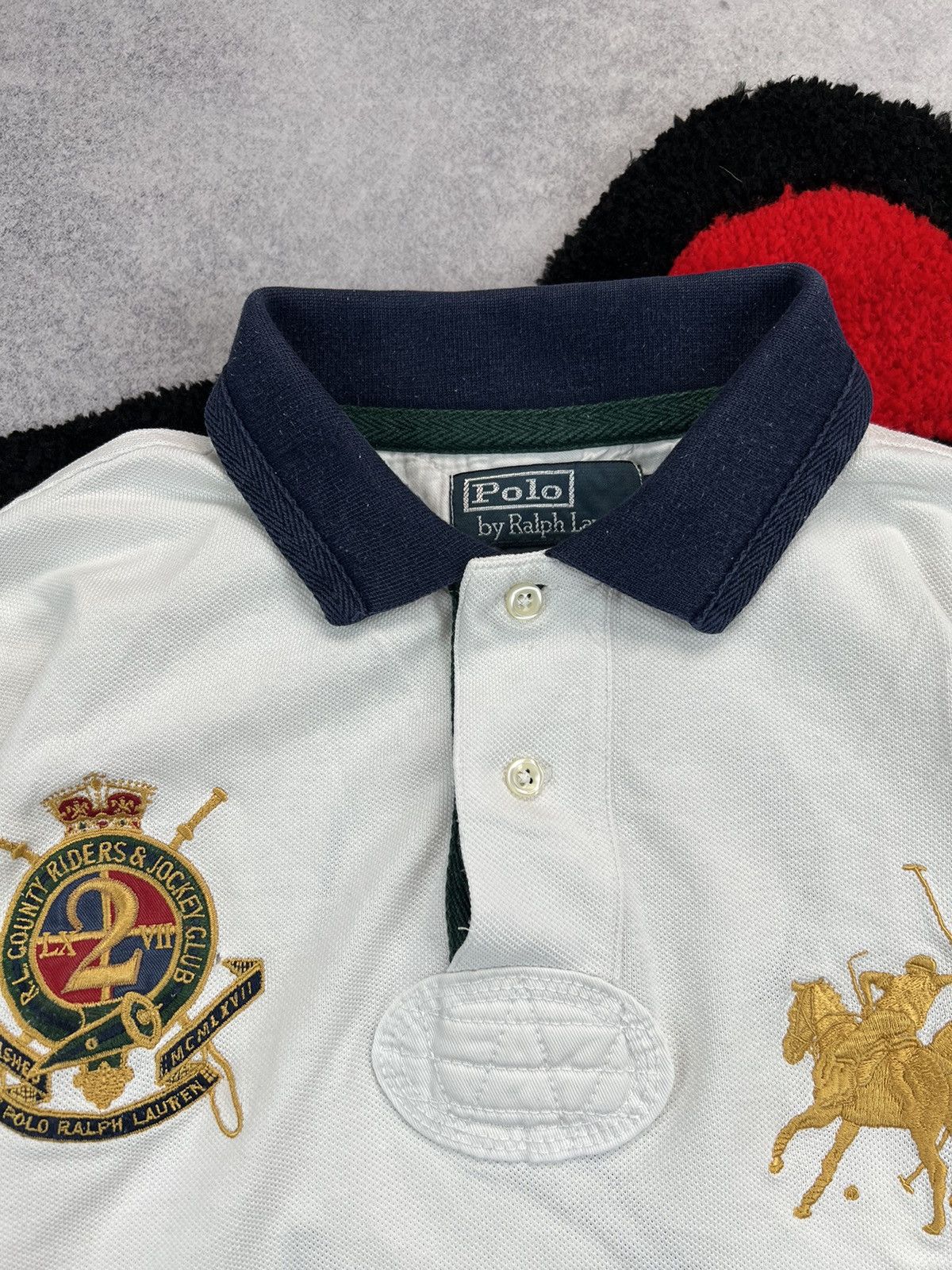 Polo Ralph Lauren × Ralph Lauren Vintage Polo Ralph Lauren Rugby Chief Keef Style Y2K Polo Size US L / EU 52-54 / 3 - 6 Thumbnail