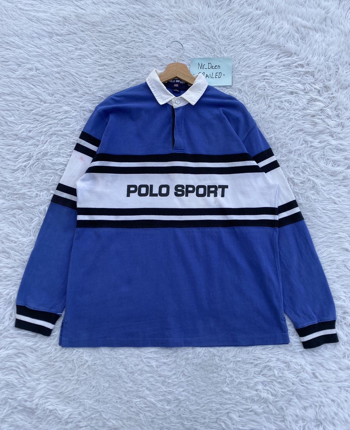 Polo Ralph Lauren Rare Vintage Polo Sport Ralph Lauren Long Sleeve Shirt Size US L / EU 52-54 / 3 - 8 Thumbnail