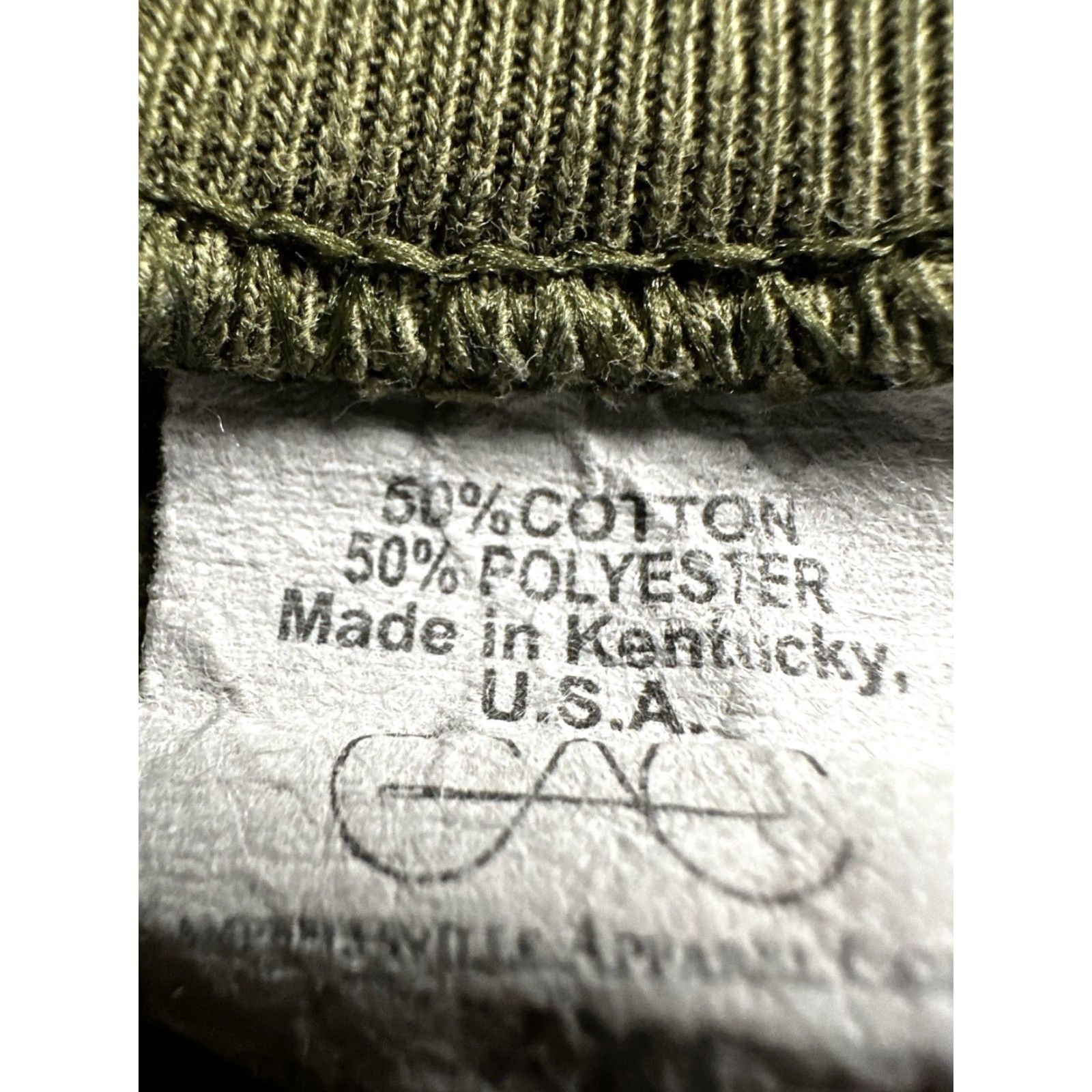 Olive VINTAGE USMC Sweater Mens 2XL Olive Green Pullover Sweatshirt Knit 90s Marine Logo Shirt Mens Regular Size 2XL Green 1990s Size US XXL / EU 58 / 5 - 5 Thumbnail