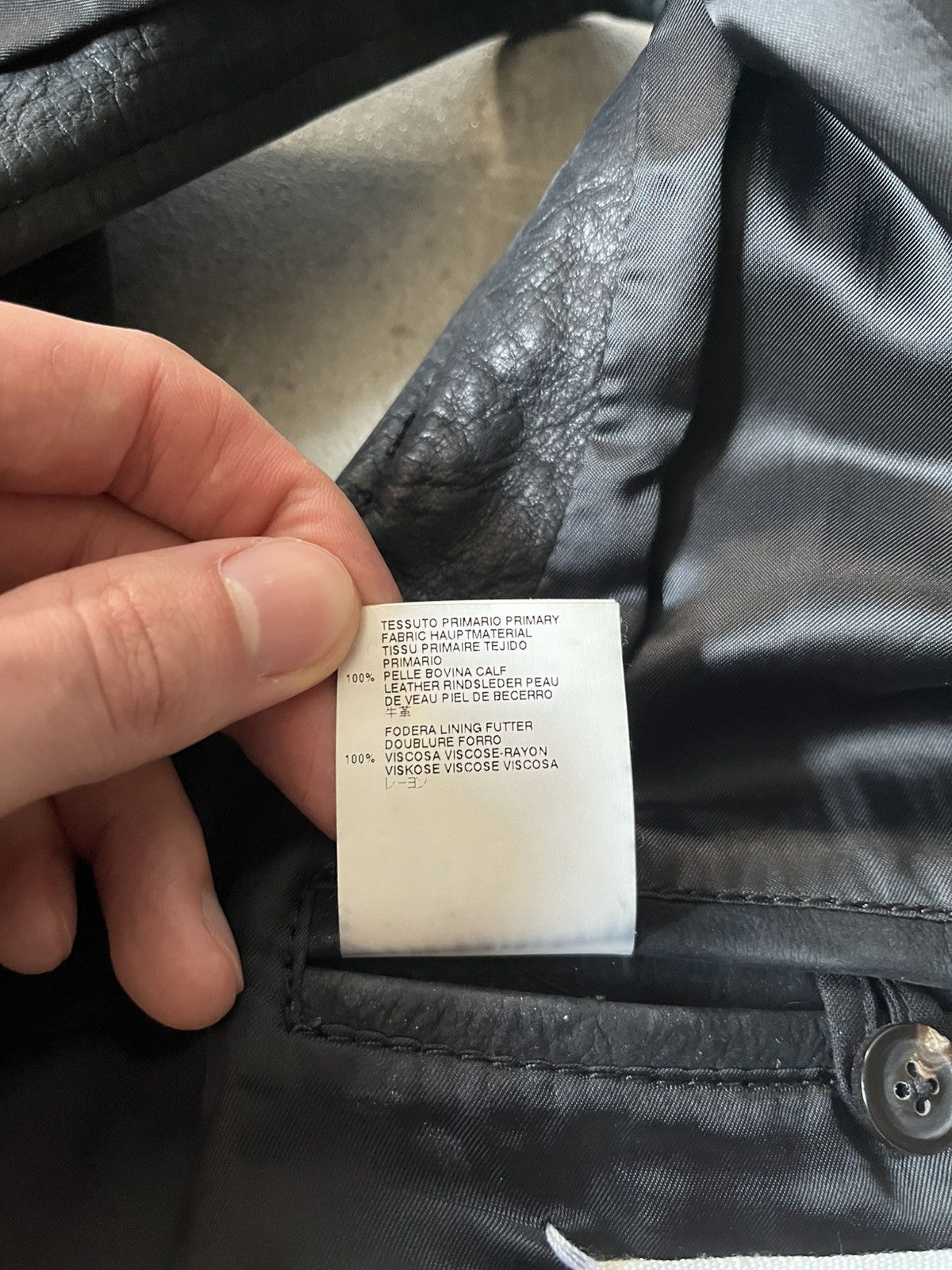 Maison Margiela Maison Margiela A/W 10 Replica Bikers Waistcoat leather vest Size US S / EU 44-46 / 1 - 11 Thumbnail