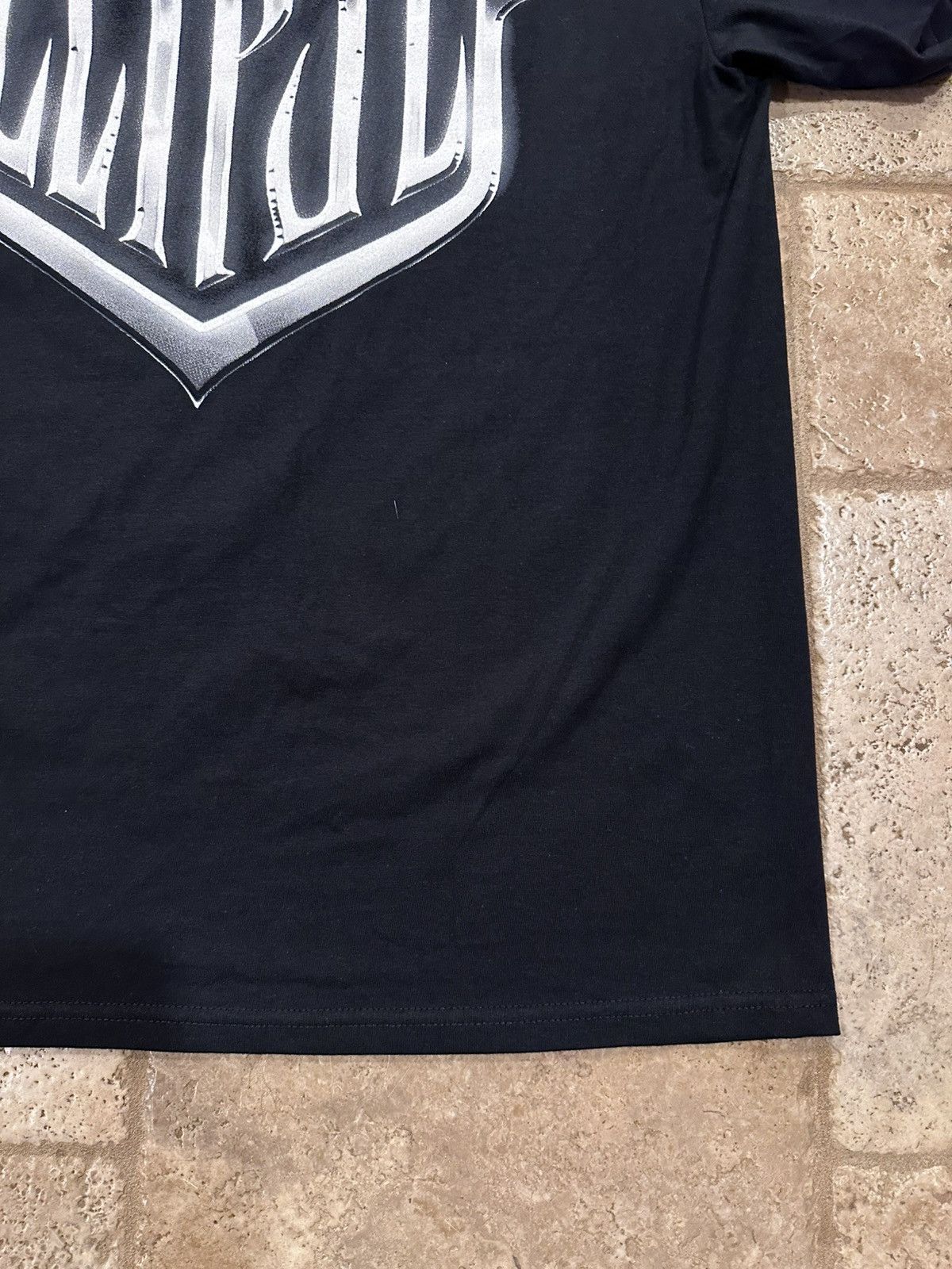 Pusha T Clipse Double Chain “Let God Sort Em Out” Logo Tour Black T Size US L / EU 52-54 / 3 - 8 Thumbnail