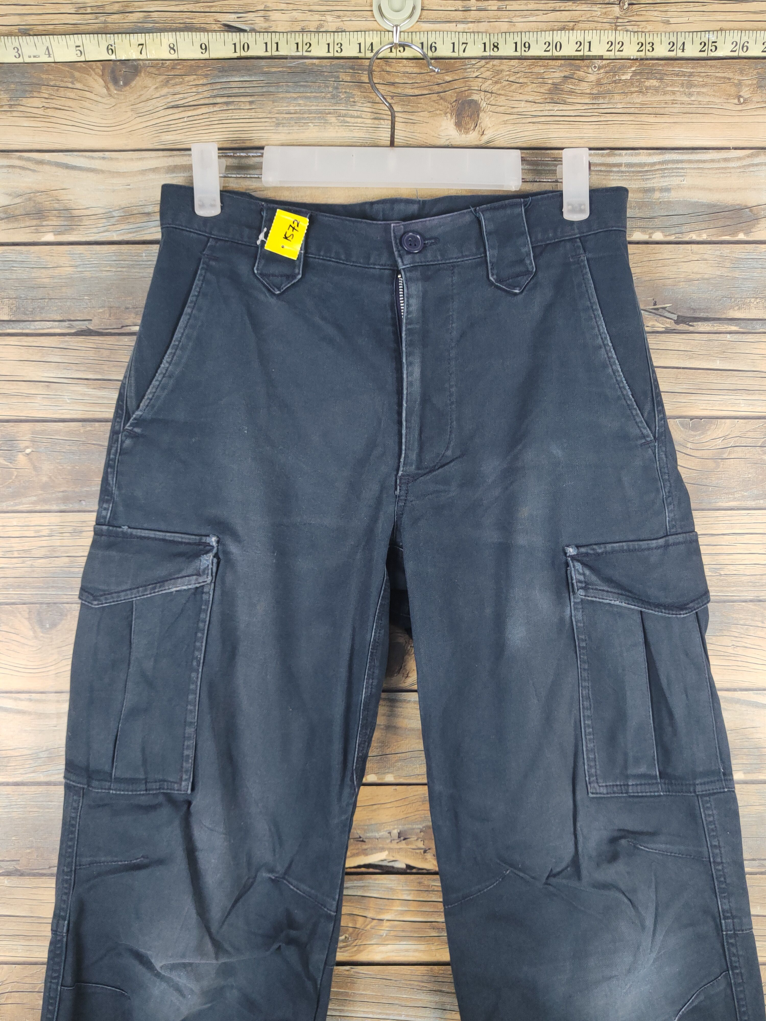 Japanese Brand DL Japanese Brand Navy Multipocket Cargo Pants #1572 Size US 30 / EU 46 - 2 Thumbnail