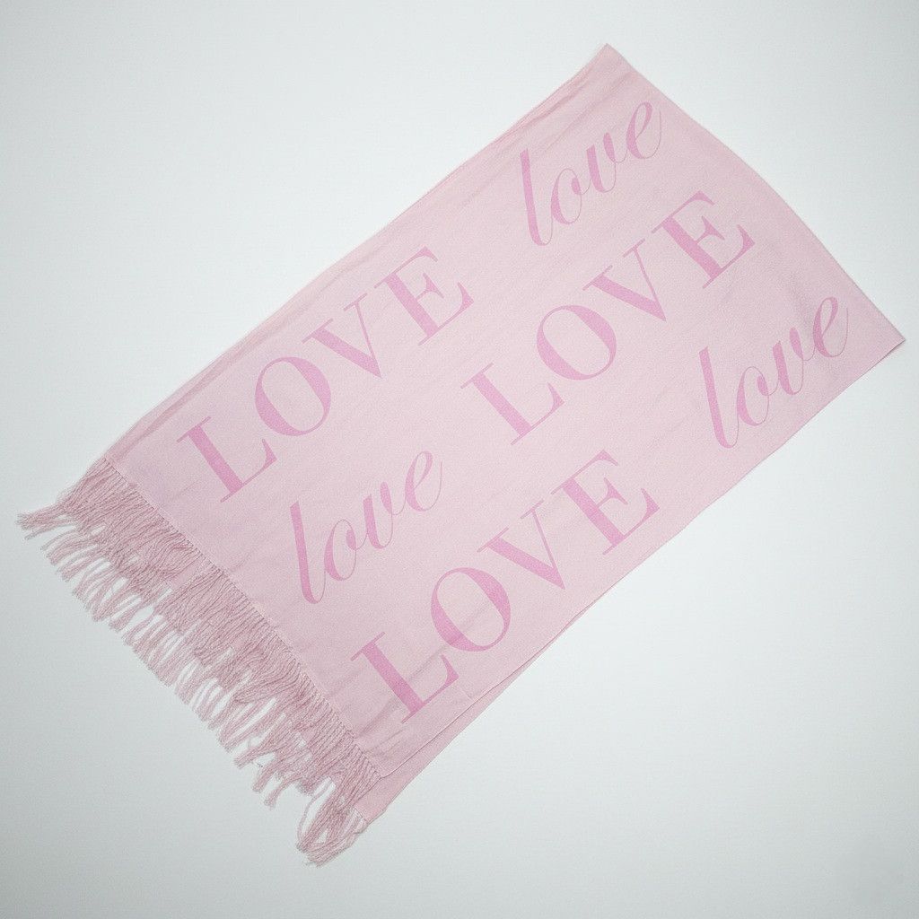 Other Red Envelope 74x23" Wrap Scarf Linen Pink Love Valentine's Size ONE SIZE - 11 Thumbnail