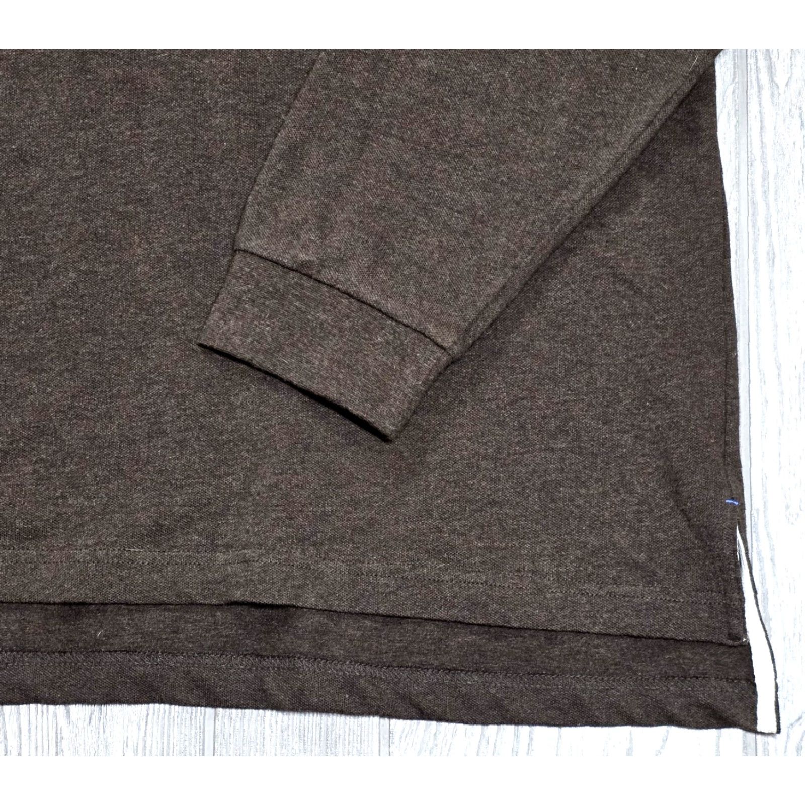 Southern Tide Southern Tide Polo Shirt XL Brown Long Sleeve Mens Heathered Polo Cotton Size US XL / EU 56 / 4 - 4 Thumbnail