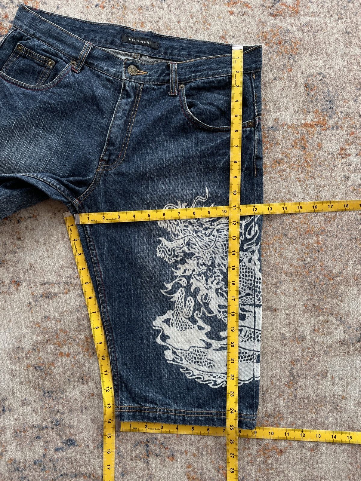 Karakuri Tamashii Memory Special Dragon Short Jeans Size US 34 / EU 50 - 10 Thumbnail