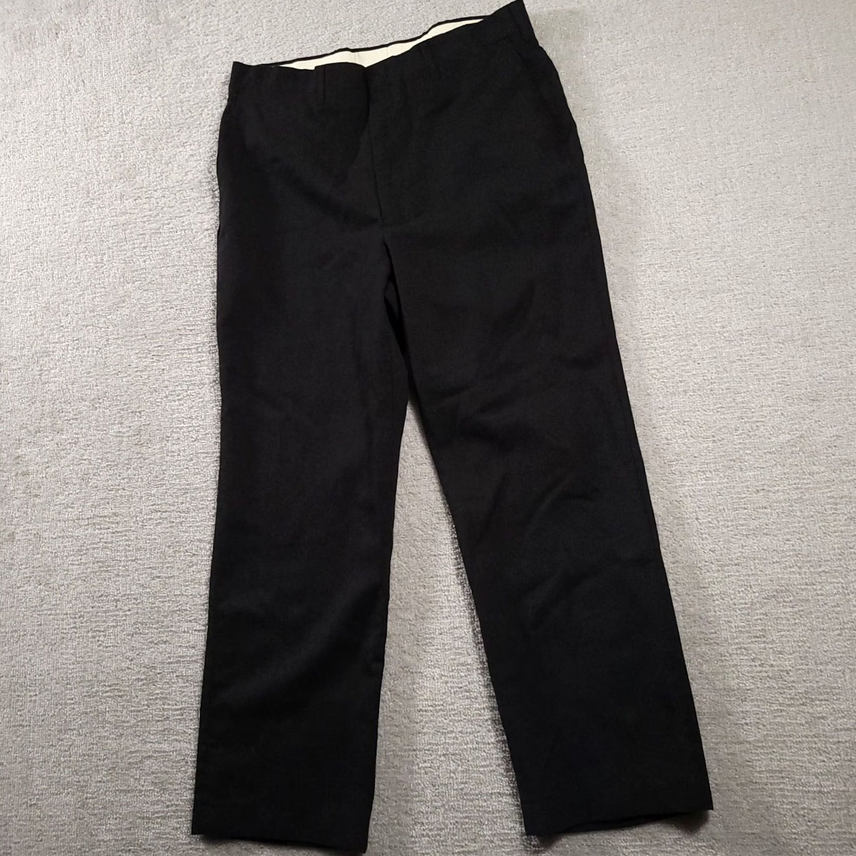 Haggar VINTAGE Haggar Imperial Dress Pants 36X30 Dark Gray Worsted Wool USA Men's Vtg By %100 Size US 36 / EU 52 - 2 Thumbnail