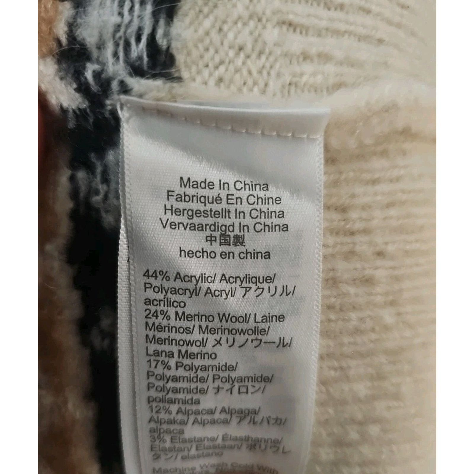 J.Crew J Crew Fair Isle Cardigan Heather Fawn Muslin Alpaca/ Wool M Size M / US 6-8 / IT 42-44 - 8 Thumbnail