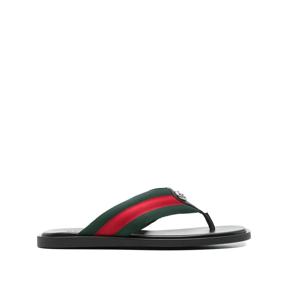 Gucci Gucci BLACK Sandals Size US 7 / EU 40 - 1 Thumbnail