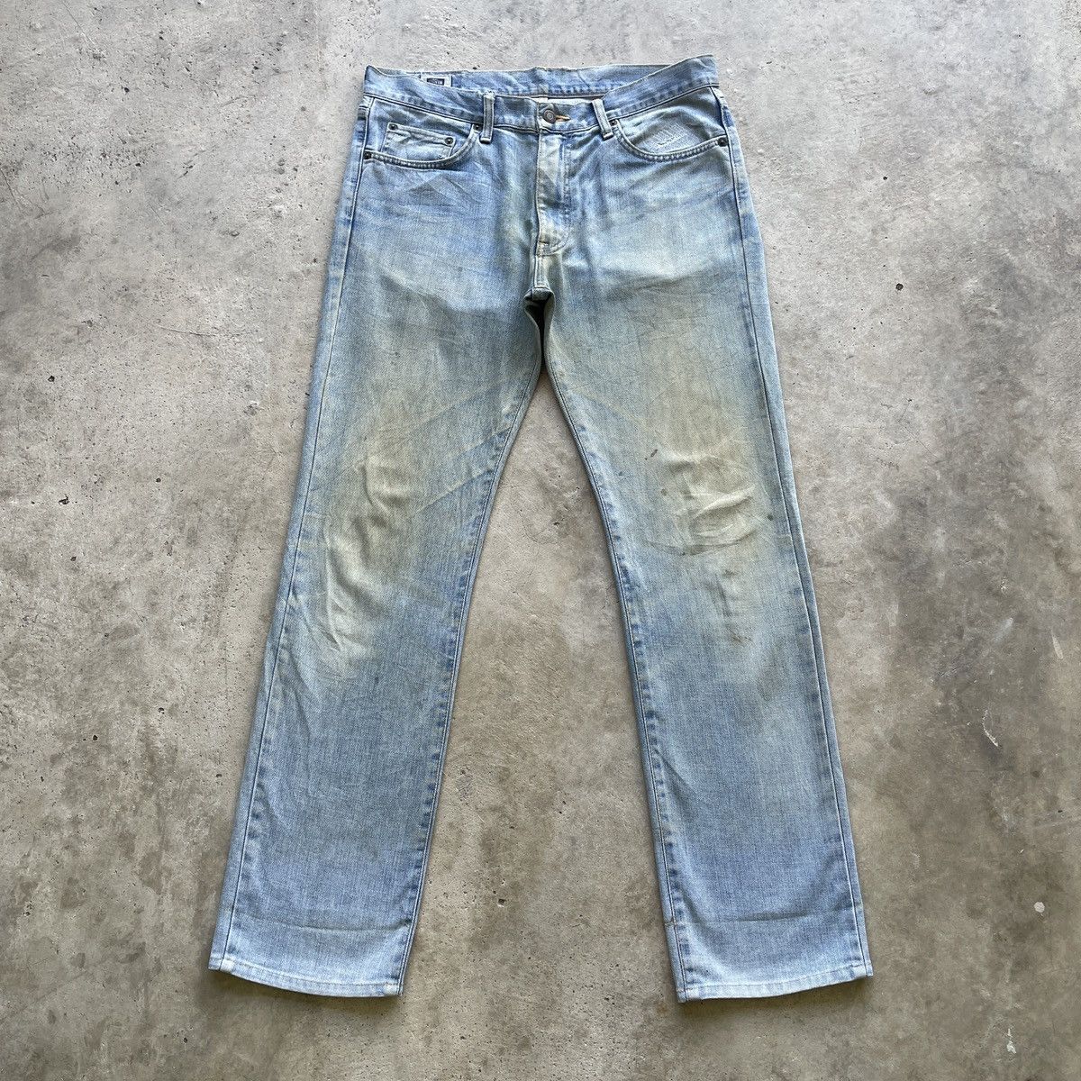 Edwin × Jean × Vintage W34💥 Rusty Wash Edwin Vintage Faded Jeans Denim Pants Size US 34 / EU 50 - 1 Thumbnail