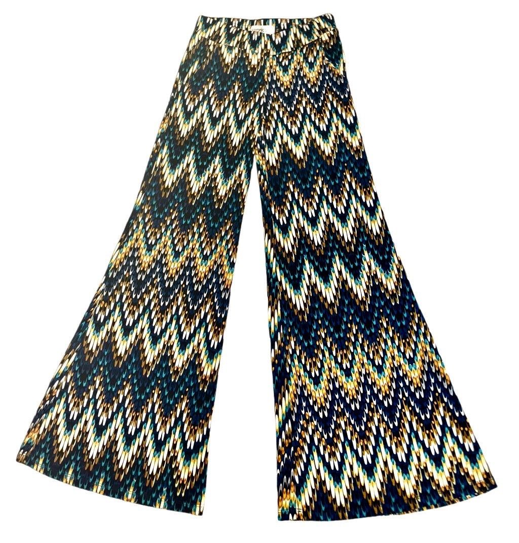 Designer Veronica M Wide Leg Print Palazzo Pant Size 27" / US 4 / IT 40 - 5 Thumbnail