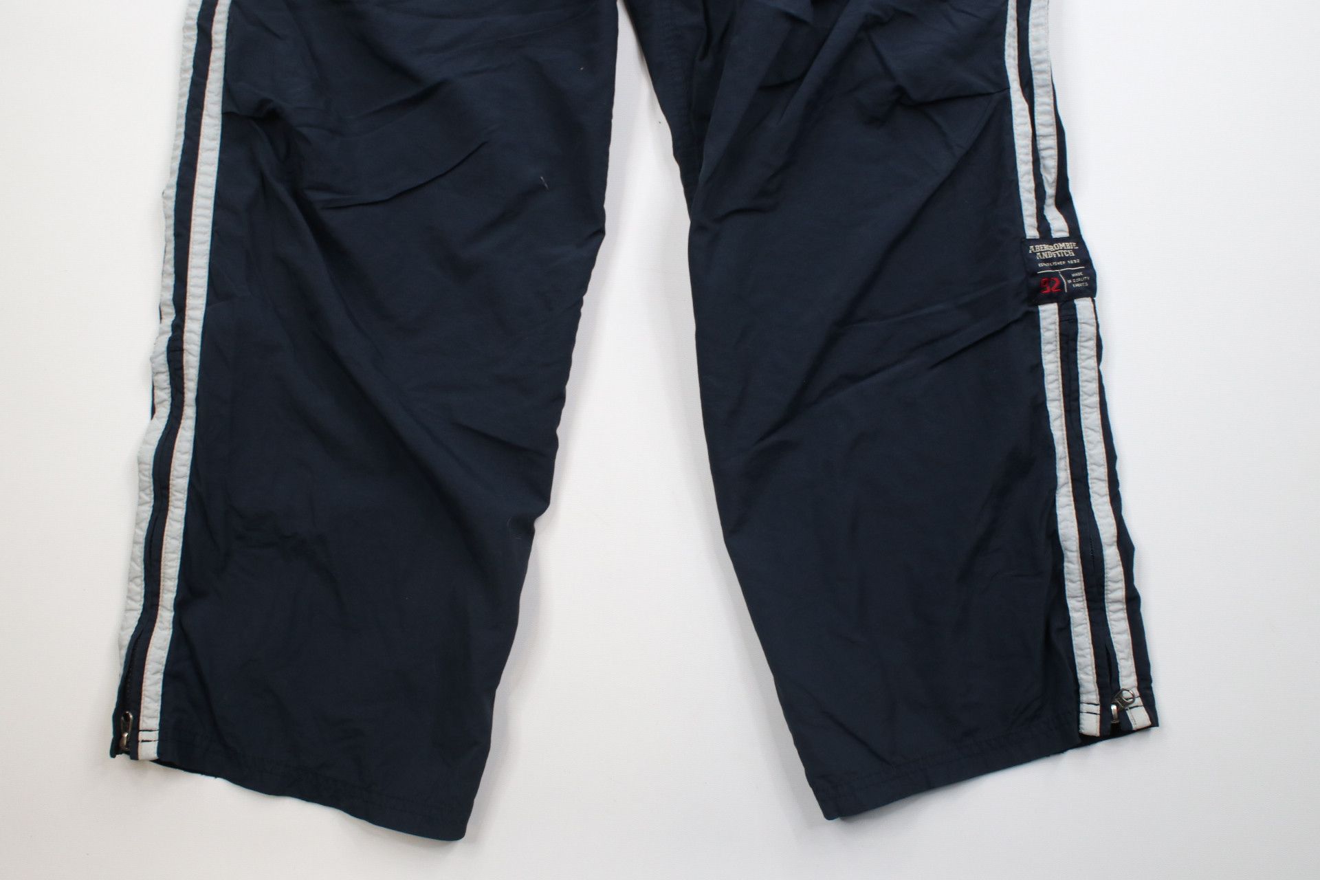 Abercrombie & Fitch × Vintage Vintage Abercrombie & Fitch Striped Wide Leg Pants Blue Size US 34 / EU 50 - 4 Thumbnail