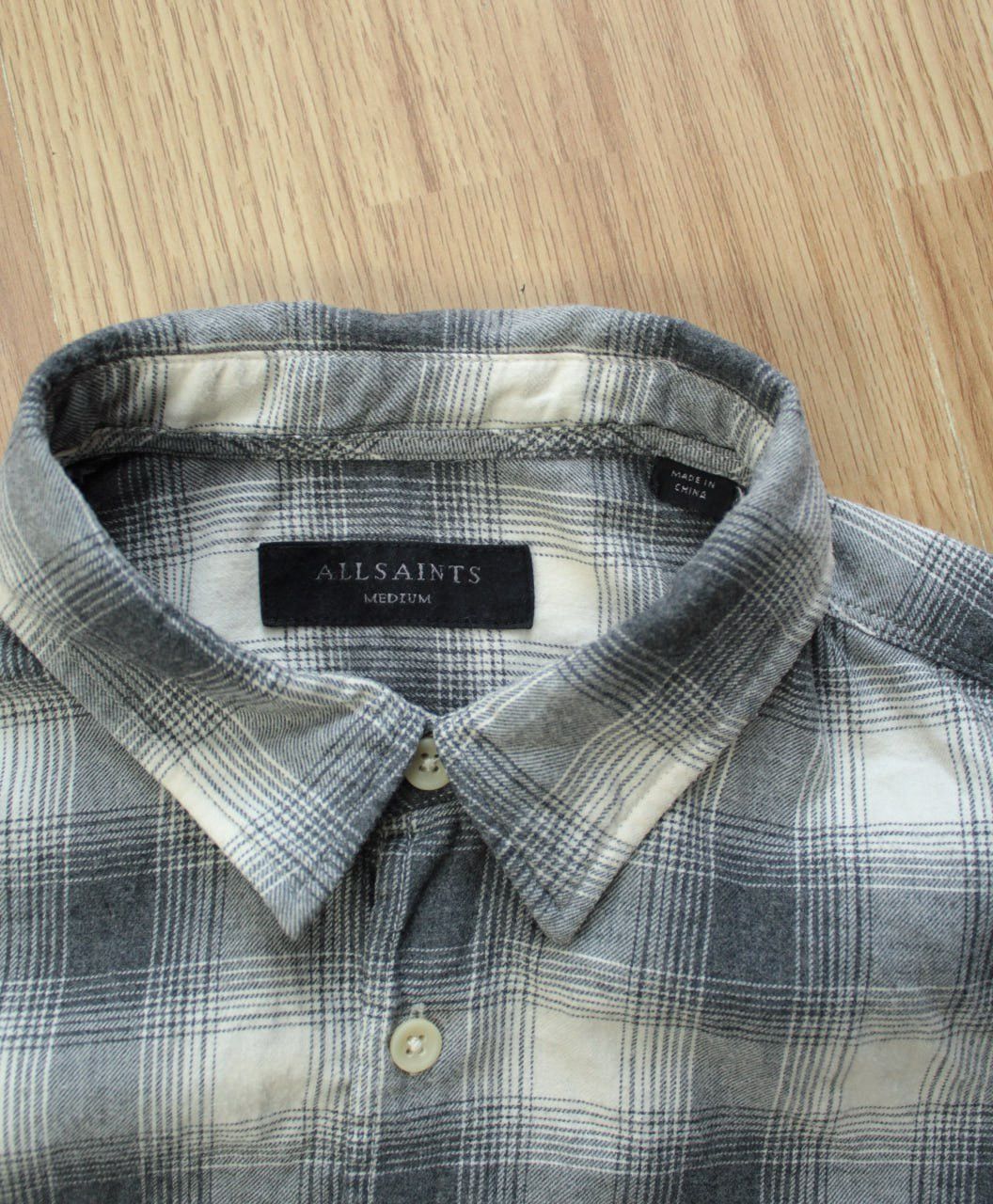 Allsaints 🔥 Allsaints Dogwood Long Sleeve Shirt Button Up Cotton Size US M / EU 48-50 / 2 - 4 Thumbnail
