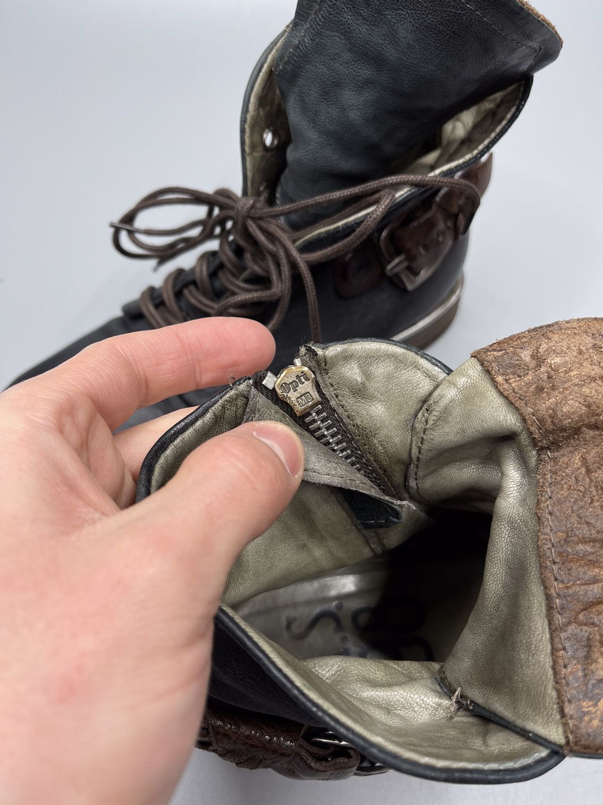 Japanese Brand × Vintage A.S 98 Boots Leather Style Rick Owens Size US 6 / IT 36 - 11 Thumbnail