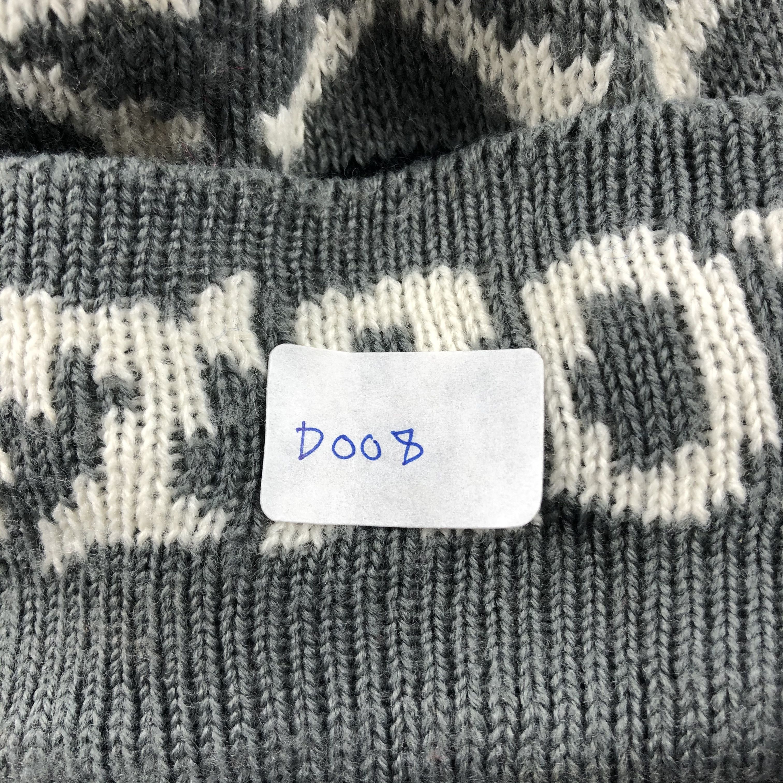 Vintage Vintage Skull Destroy Beanie Snow Hat Snow Cap -D008 Size ONE SIZE - 7 Thumbnail