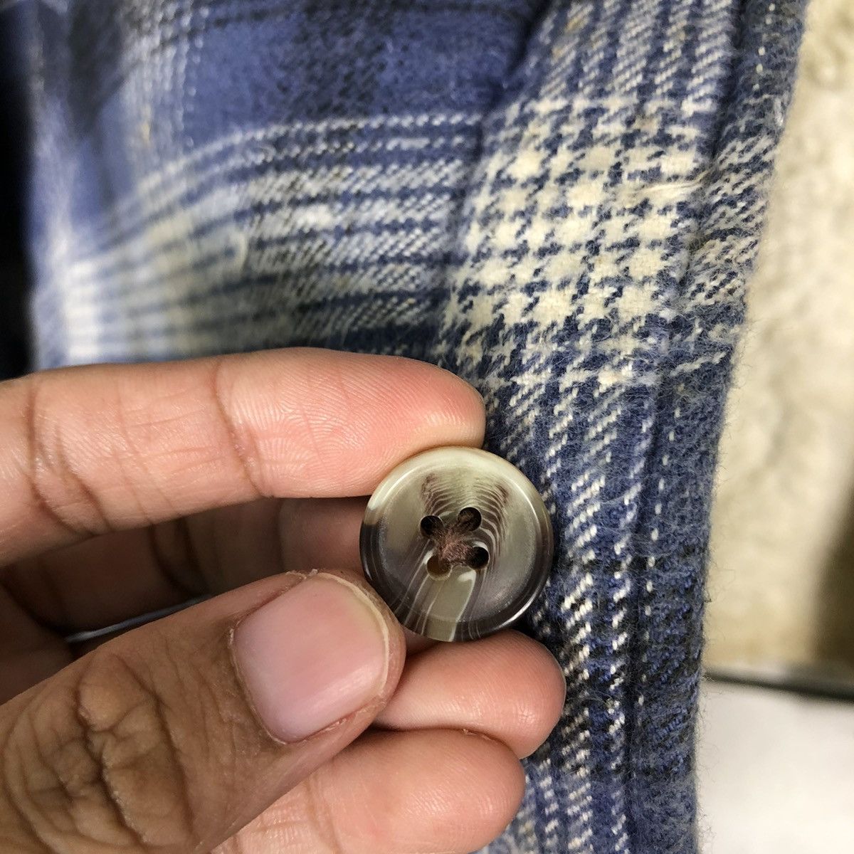 Flannel 🔥VINTAGE WOOL FLANNEL JACKET TARTAN DESIGN RALPH ETON Size US M / EU 48-50 / 2 - 16 Thumbnail