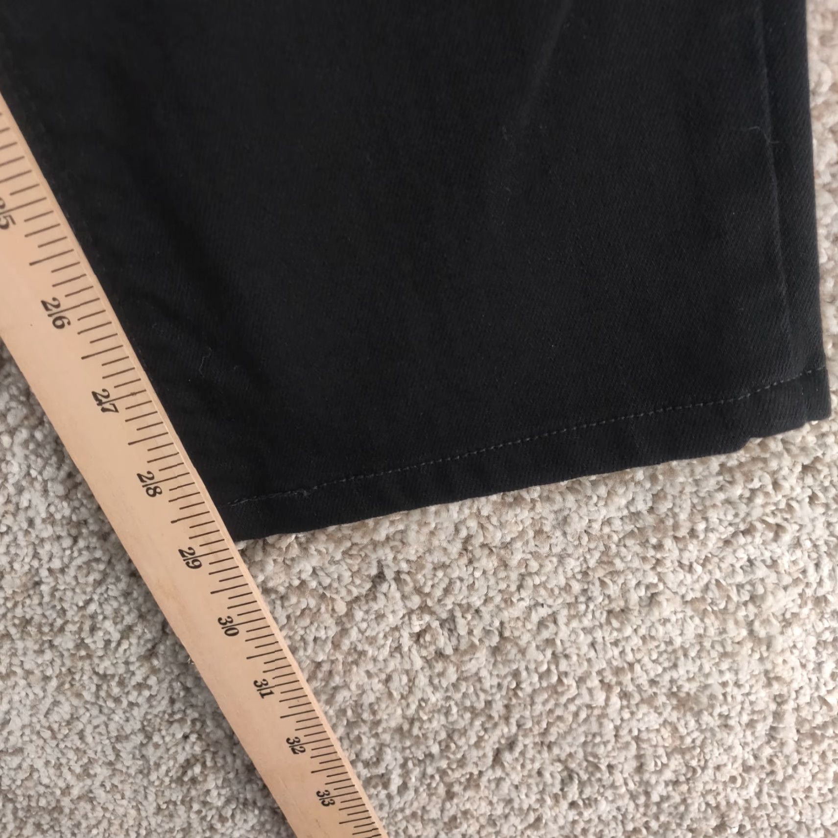 Mott & Bow Mott & Bow Jeans Mens 32x30 Slim Fit Black Denim Straight Stretch 5-Pocket Logo City Casual Fall Winter Spring Summer Mens Size US 32 / EU 48 - 5 Thumbnail