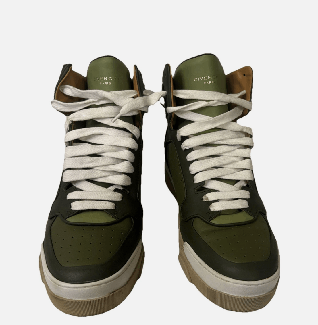 Givenchy Tyson High Top Leather Forest Green Olive