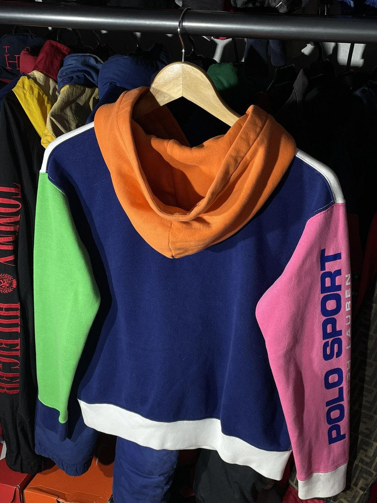 Polo Ralph Lauren × Vintage Hoodie Polo Sport Size XS / US 0-2 / IT 36-38 - 9 Thumbnail