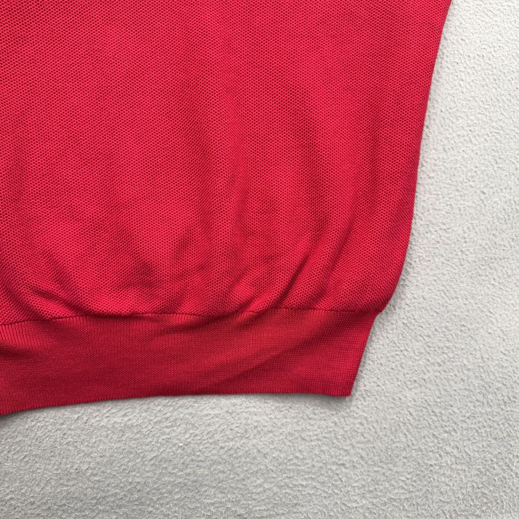 Polo Ralph Lauren VINTAGE Polo Ralph Lauren Sweater Mens XL Red Half Zip Pima Cotton Mock Neck Pullover Size US XL / EU 56 / 4 - 7 Thumbnail