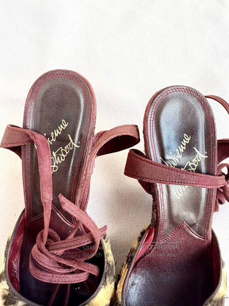 Vivienne Westwood Vivienne Westwood Leopard Studded Heels. Size US 8 / EU 41 - 4 Thumbnail