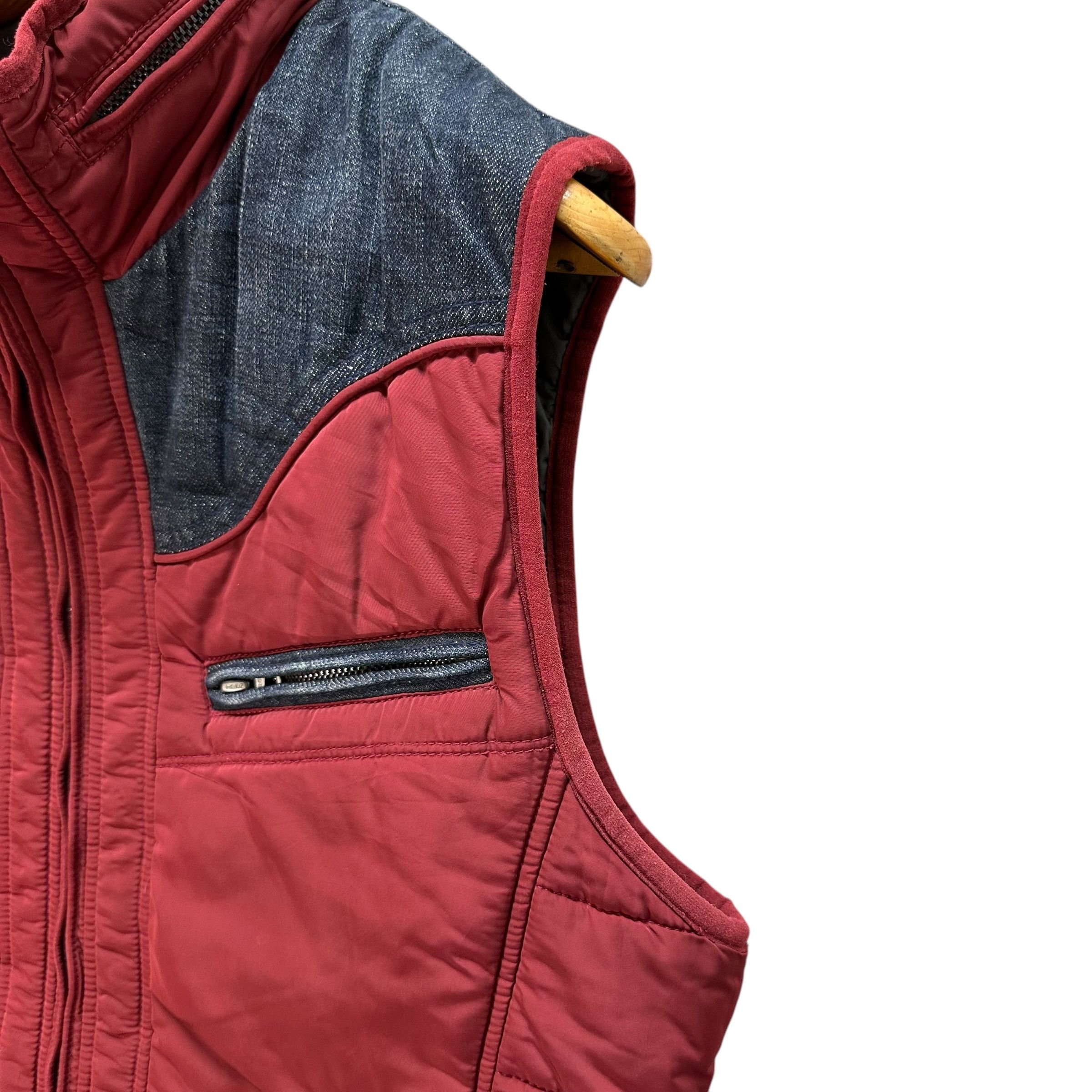 Diesel DIESEL DuPont Teflon Red Puffer Hooded Vest #A79-1904 Size US M / EU 48-50 / 2 - 6 Thumbnail
