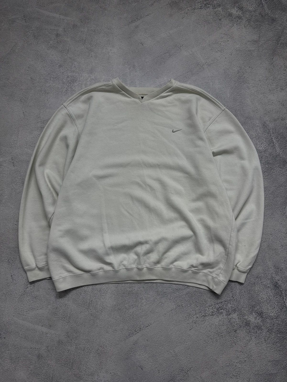 Nike Vintage Y2k Nike Mini Swoosh Sweatshirt 90’s Size US XXL / EU 58 / 5 - 1 Thumbnail