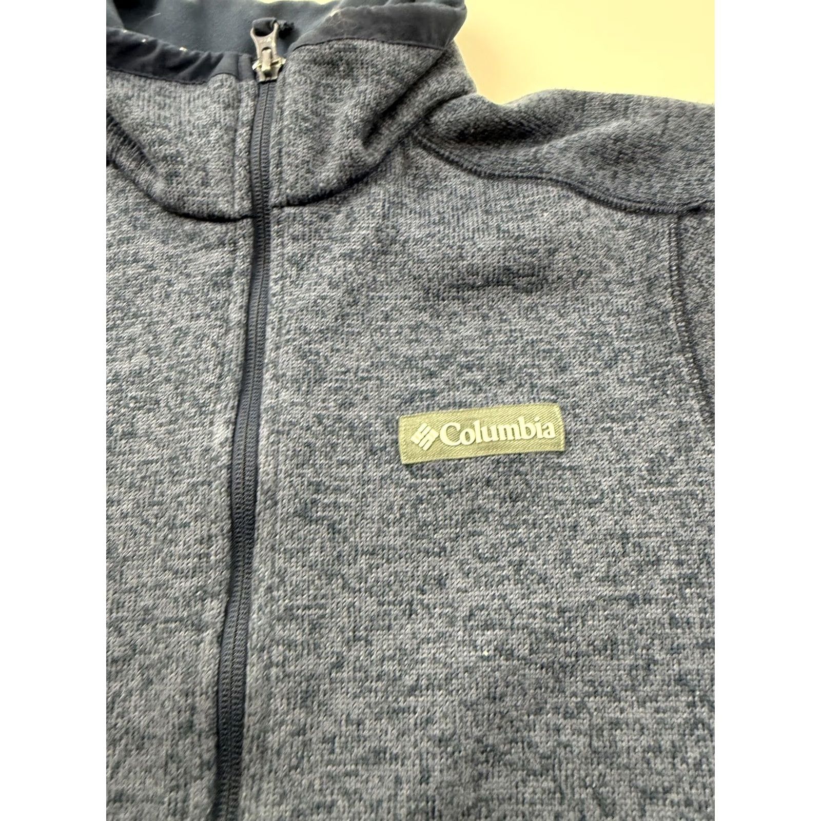 Layer 8 Columbia Jacket Womens Medium Blue Fleece Full Zip Pockets Outdoor Hiking Layer Size M / US 6-8 / IT 42-44 - 4 Thumbnail