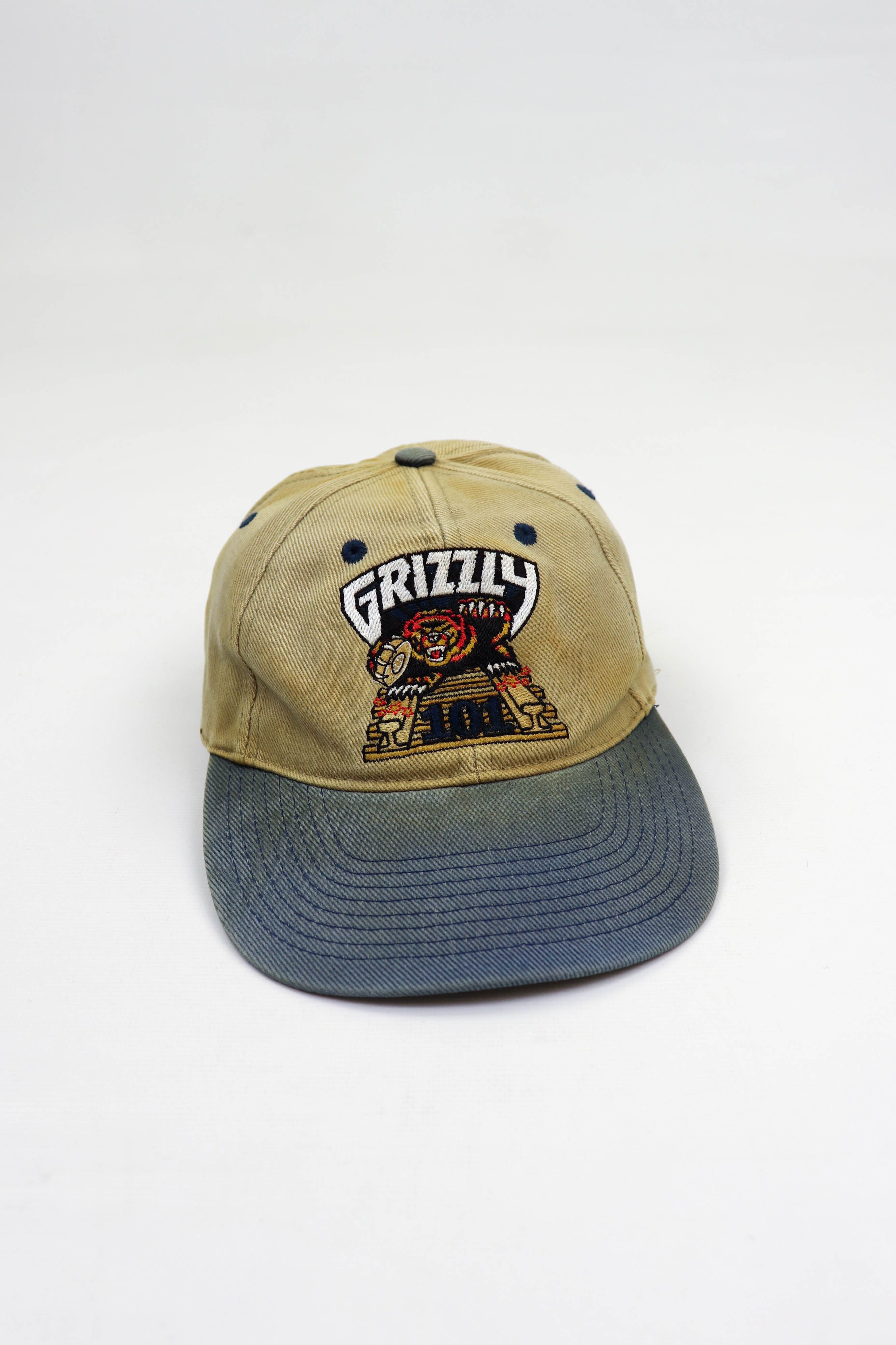 Vintage Vintage Distressed Scheuchzer Grizzly101 Rail Train Logo Cap Size ONE SIZE - 2 Thumbnail