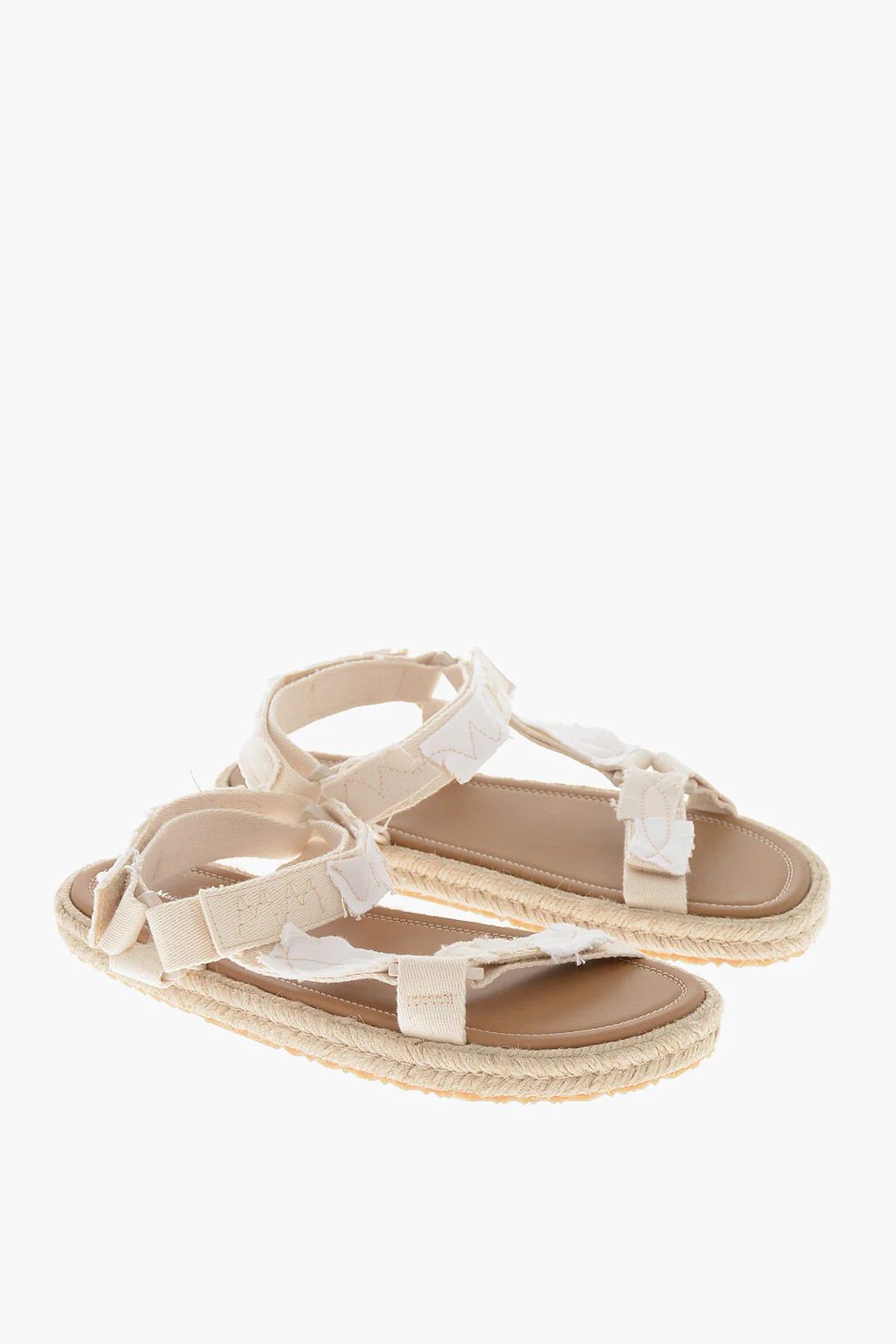 Maison Margiela og1mm0326 Canvas Sandals in White Size US 7 / EU 40 - 2 Thumbnail