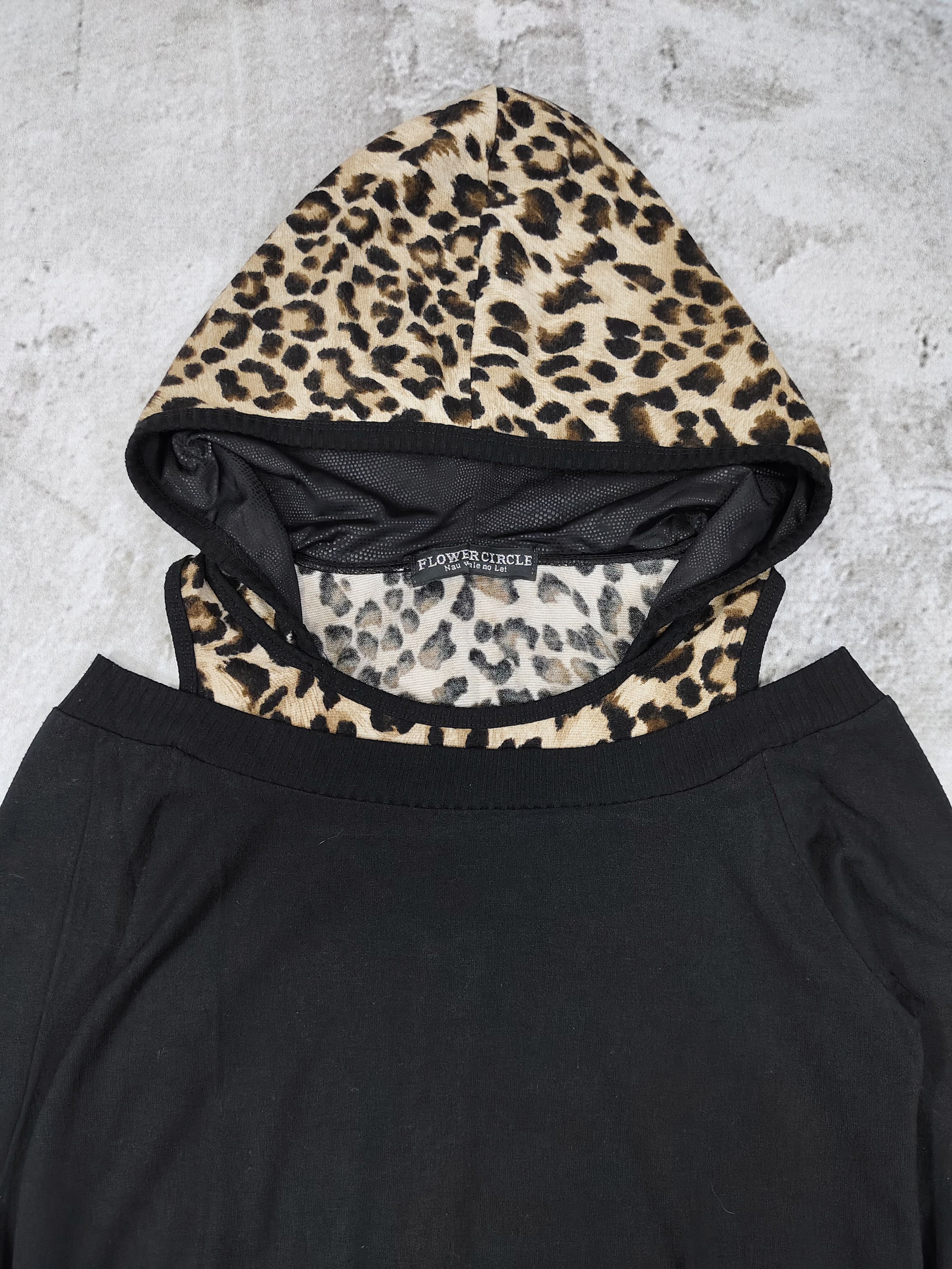If Six Was Nine Flower Circle🇯🇵Punk Rock Gothic Off Shoulder Hoodie Size M / US 6-8 / IT 42-44 - 8 Thumbnail