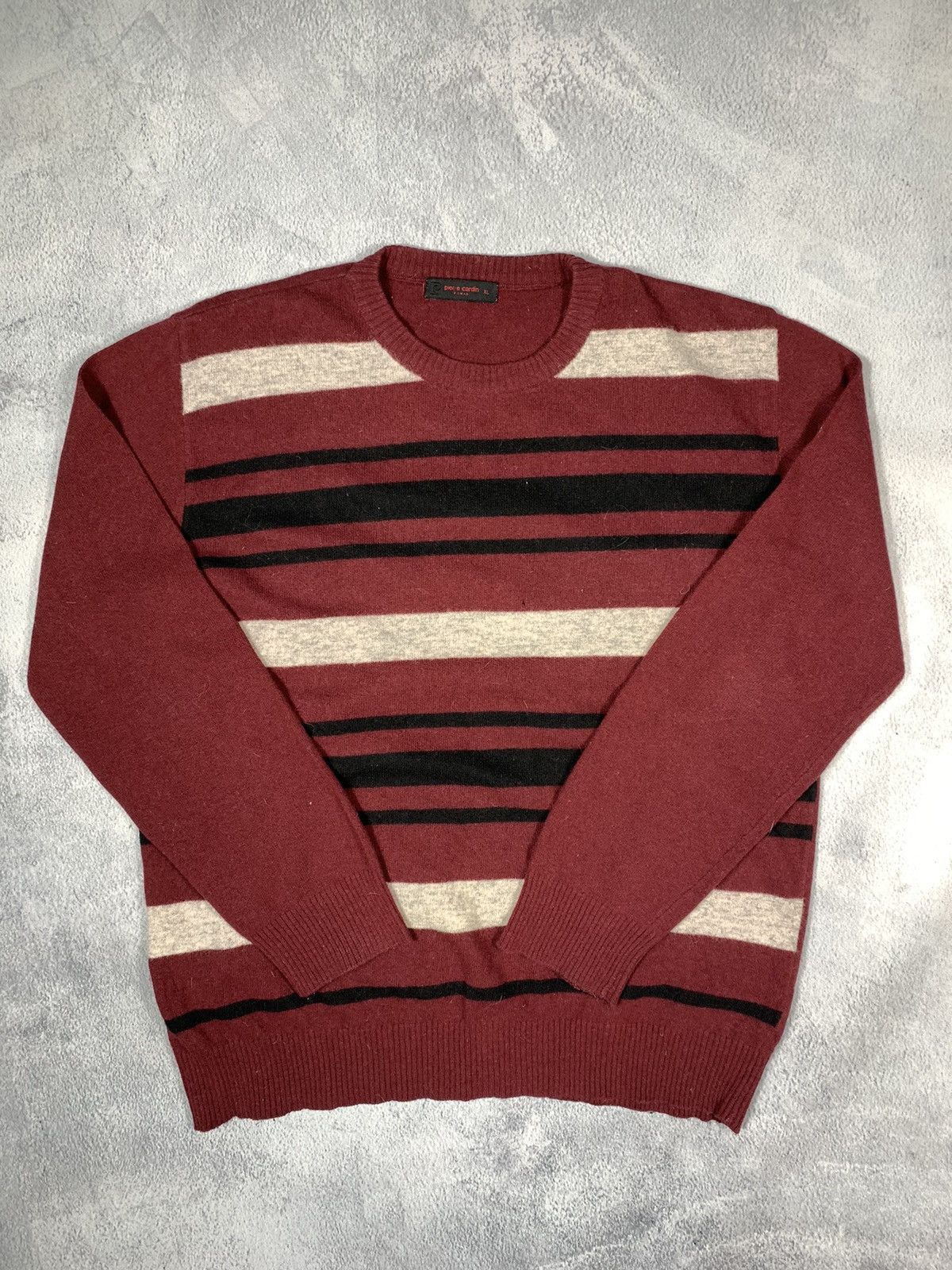 Pierre Cardin × Vintage Vintage Y2K Pierre Cardin striped sweater oldmoney style XL Size US XL / EU 56 / 4 - 2 Thumbnail