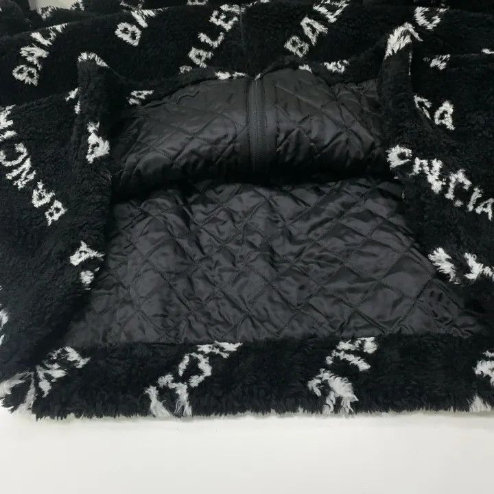 Balenciaga Balenciaga Black Faux Fur Zip-Up Jacket 0079-2507 Size XS / US 0-2 / IT 36-38 - 9 Thumbnail