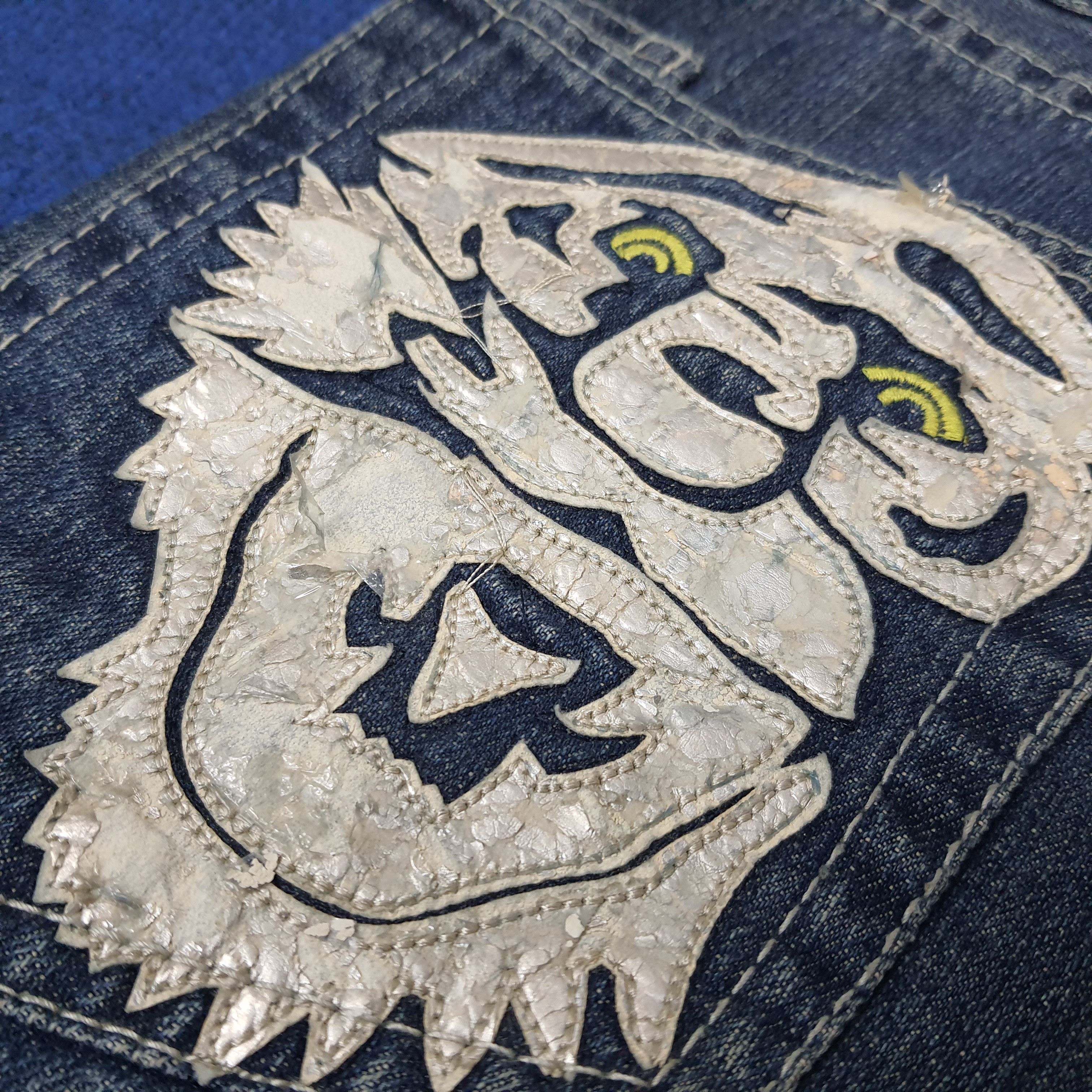 Ed Hardy Vintage Ed Hardy Christian Audigier Custom Logo Jeans C272N1 Size US 31 - 7 Thumbnail