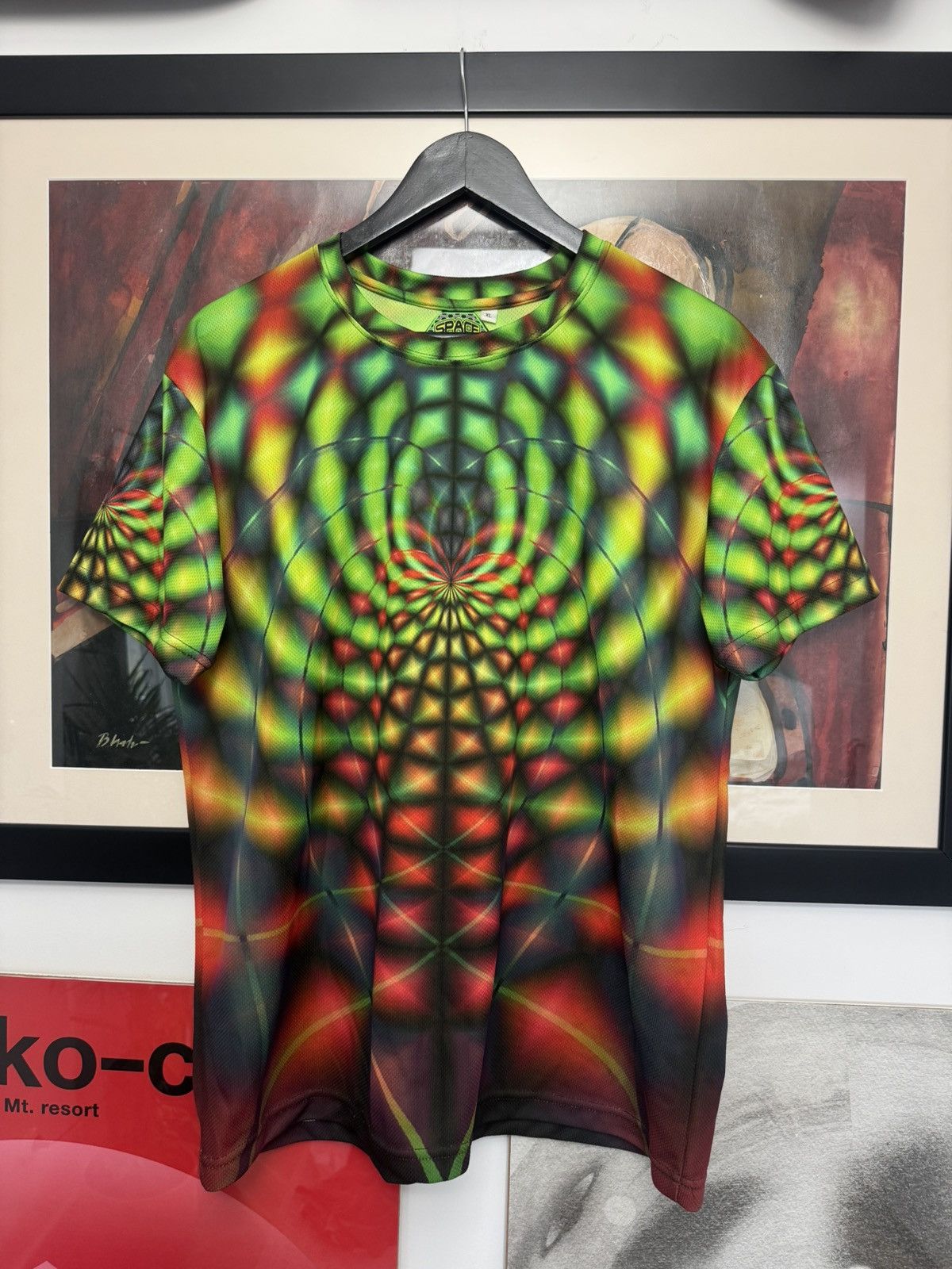 Vintage Vintage Space Tribe Psychodelic Techno Rave Sport Tee Drugs Size US L / EU 52-54 / 3 - 1 Thumbnail