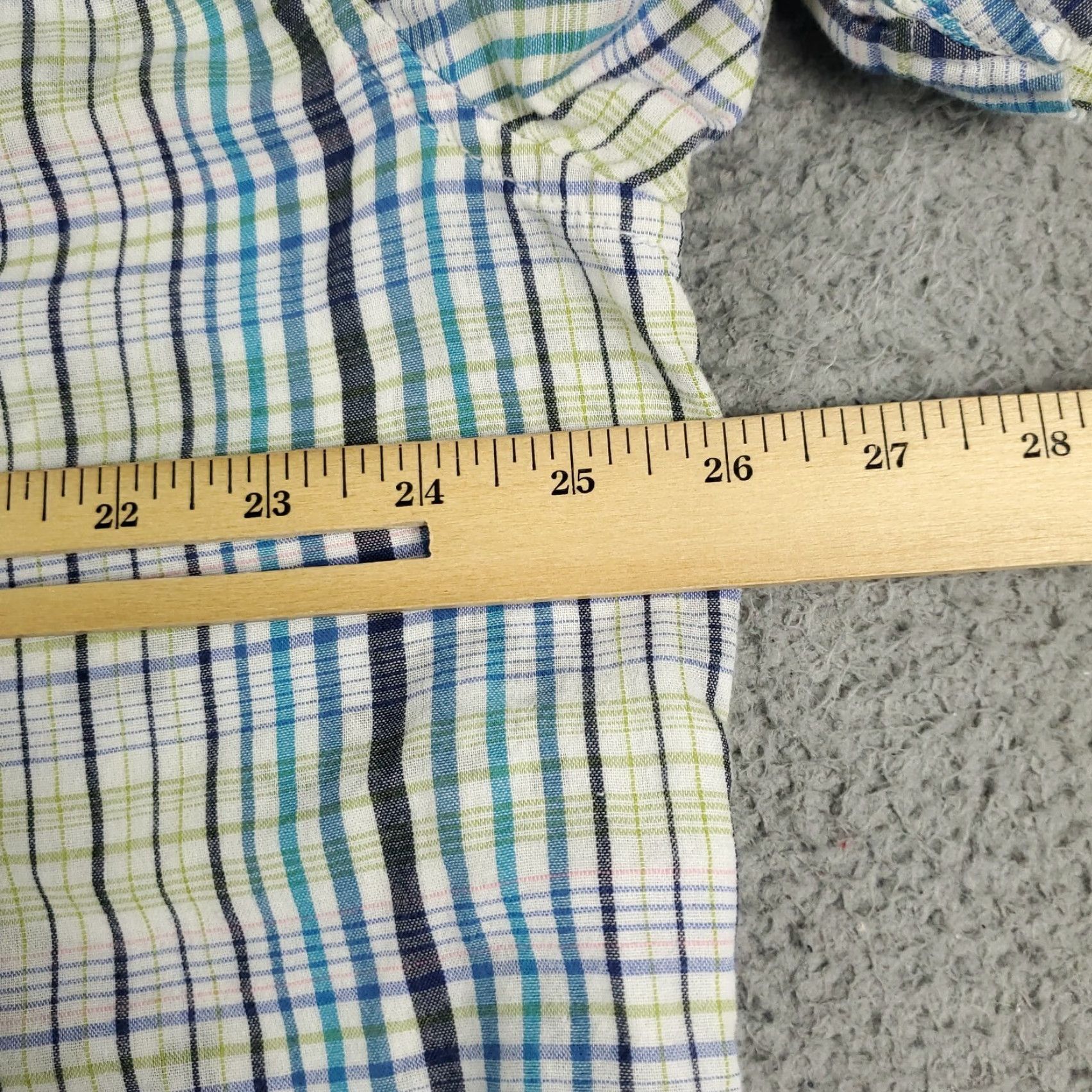 Tommy Bahama Tommy Bahama Shirt Mens 2XL Blue Plaid Casual Button Up Short Sleeve Shirt Mens Blue Plaid Button-Up Casual 2XL Size US XXL / EU 58 / 5 - 5 Thumbnail