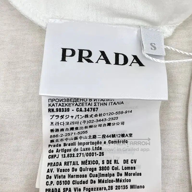 Other Prada White Cotton T-Shirt for Women. Size S / US 4 / IT 40 - 6 Thumbnail