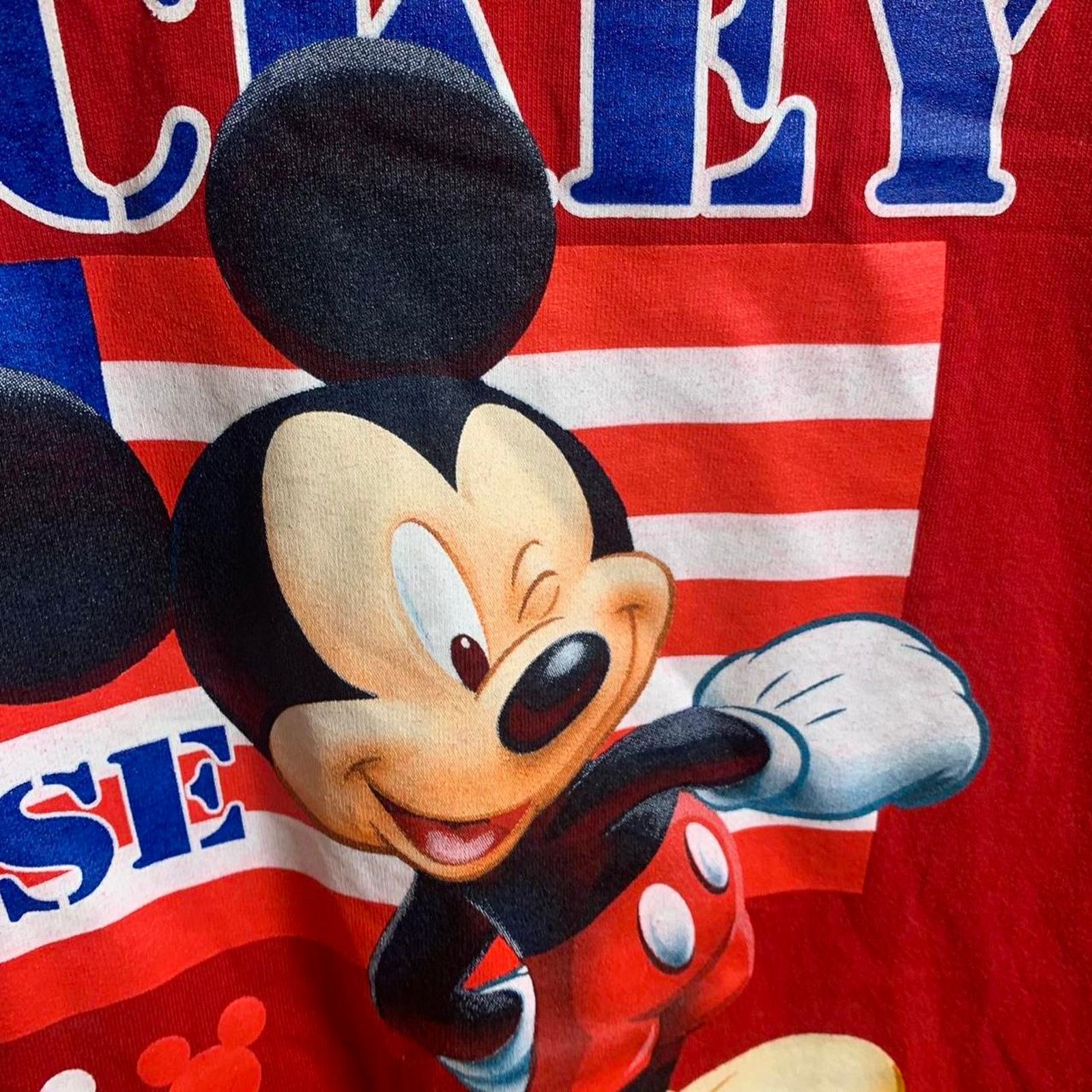 Disney vintage Y2K 2000s MICKEY MOUSE 4TH OF JULY graphic tee shirt Size US L / EU 52-54 / 3 - 5 Thumbnail