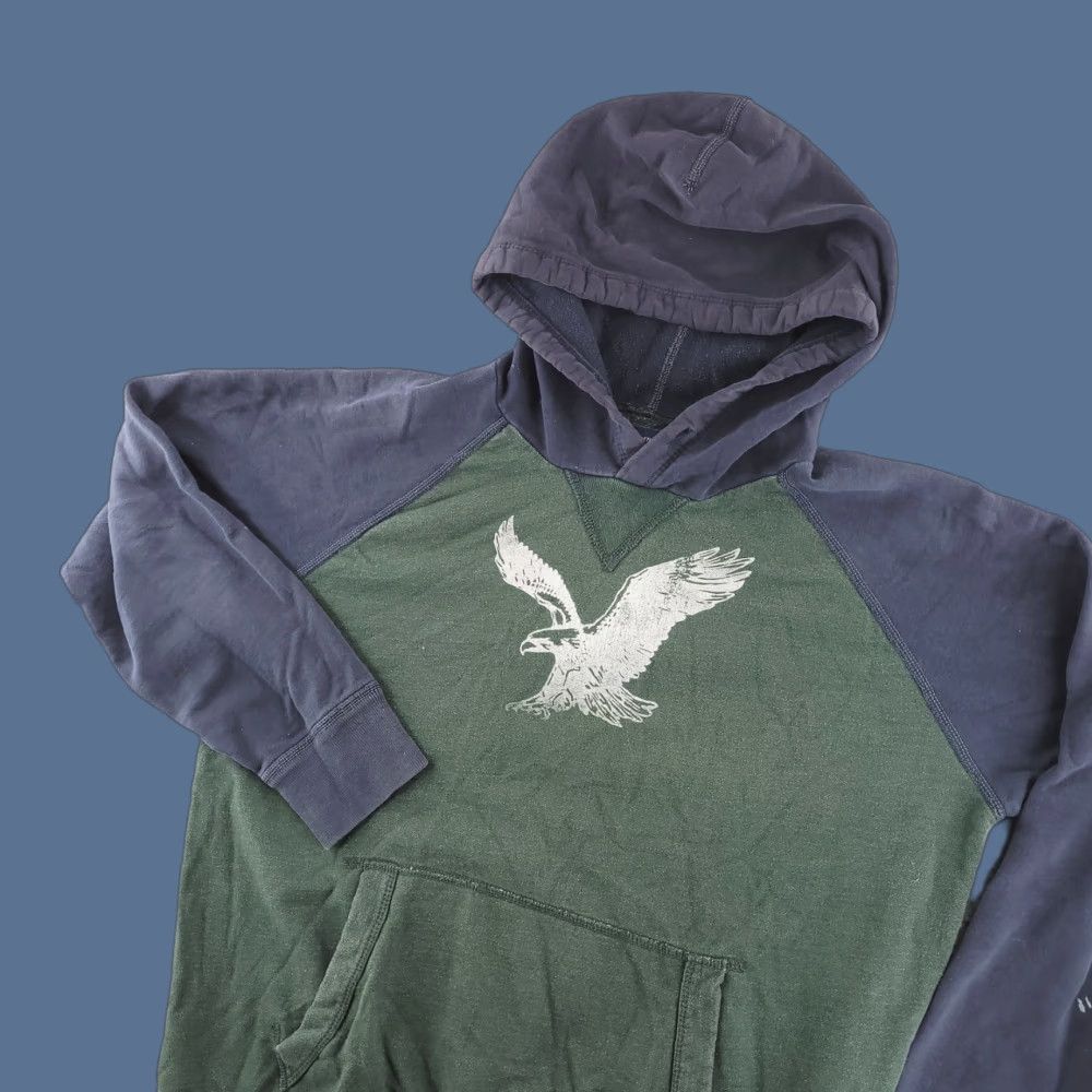 American Eagle Outfitters VINTAGE American Eagle Hoodie Mens M Green Baseball Retro Pullover"> Size US M / EU 48-50 / 2 - 1 Thumbnail
