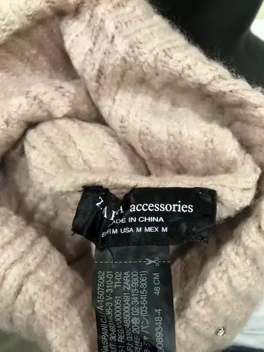 Zara Zara Plain Beanie Hat Size ONE SIZE - 4 Thumbnail