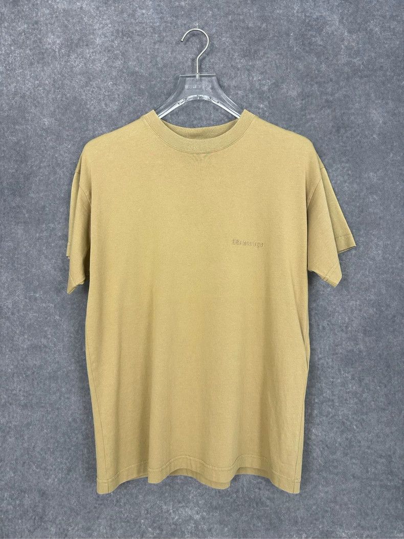 Balenciaga Balenciaga Khaki embroidered Logo short sleeve Size US XS / EU 42 / 0 - 1 Thumbnail