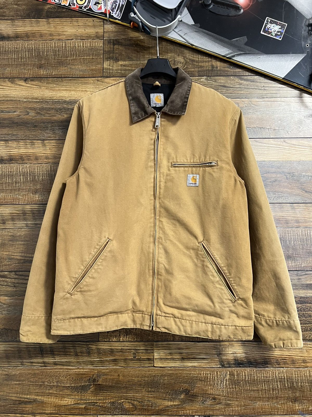 Carhartt CARHARTT DETROIT Jacket Vintage y2k FADED THRASHED Size US XL / EU 56 / 4 - 2 Thumbnail