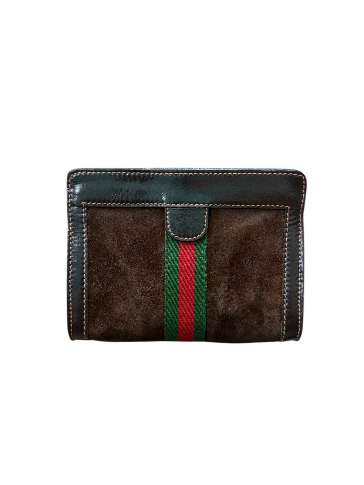 Gucci RARE VINTAGE GUCCI PARFUMS MINI SUEDE POUCH/CLUTH BAG Size ONE SIZE - 1 Thumbnail