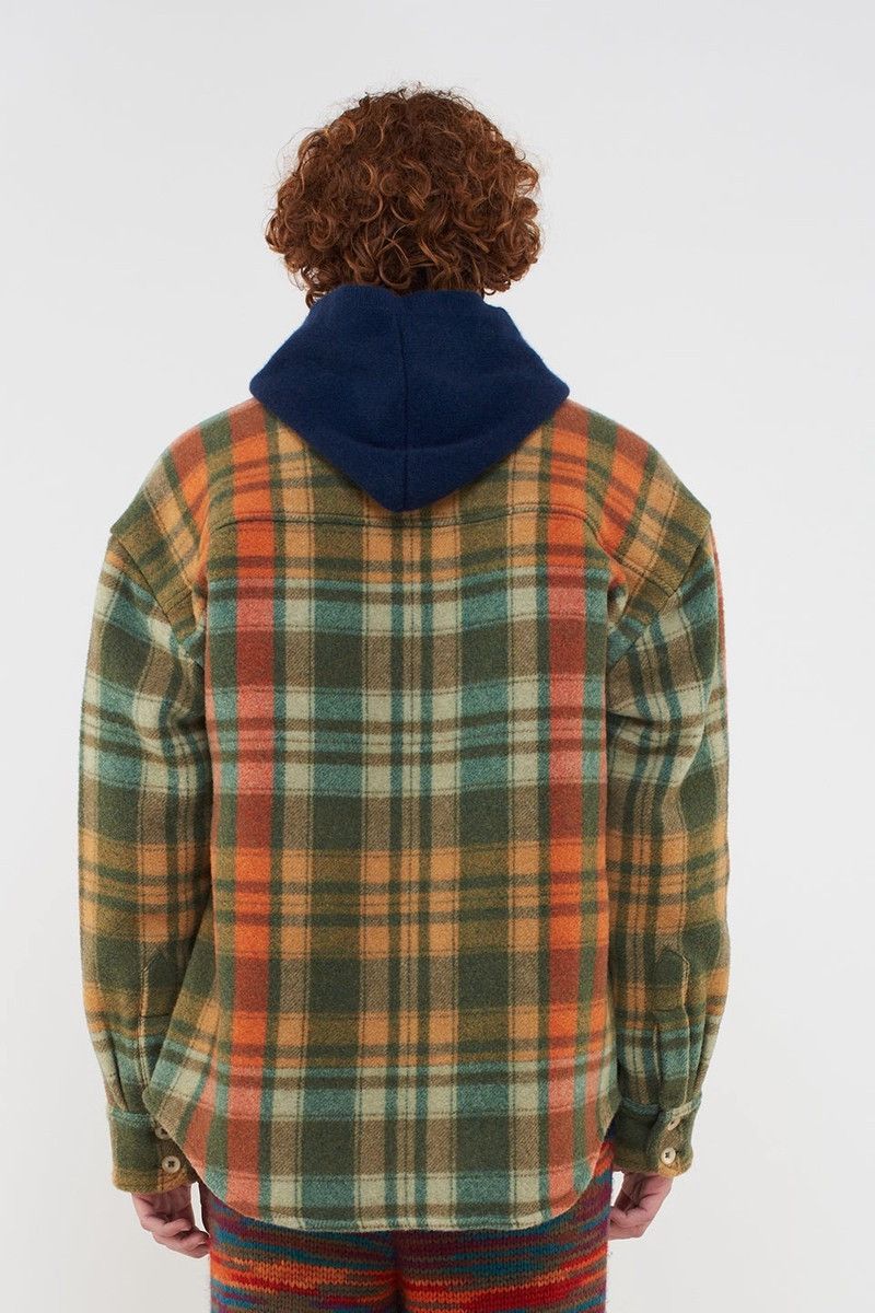 The Elder Statesman The Elder Statesmen Felt Check Shacket Size US XL / EU 56 / 4 - 3 Thumbnail
