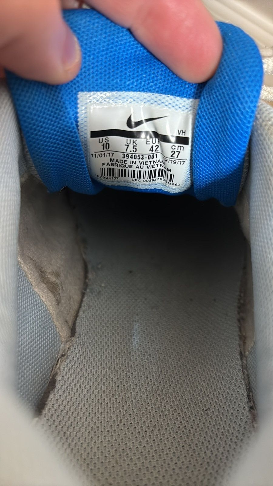 Nike Nike Initiator Metallic Silver Ice Blue 394053-001 Size US 10 / IT 40 - 7 Thumbnail