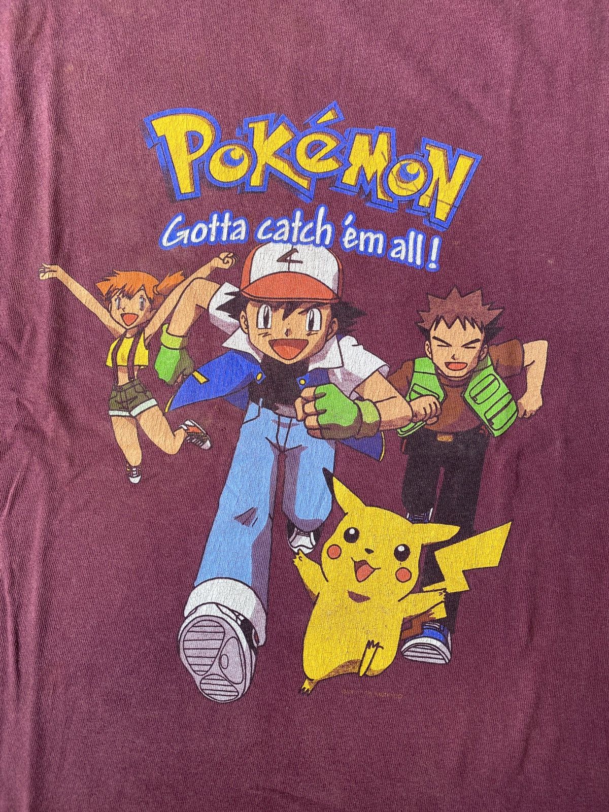 Pokemon Vintage anime Pokemon Ash Misty Trio Pikachu Size US M / EU 48-50 / 2 - 5 Thumbnail