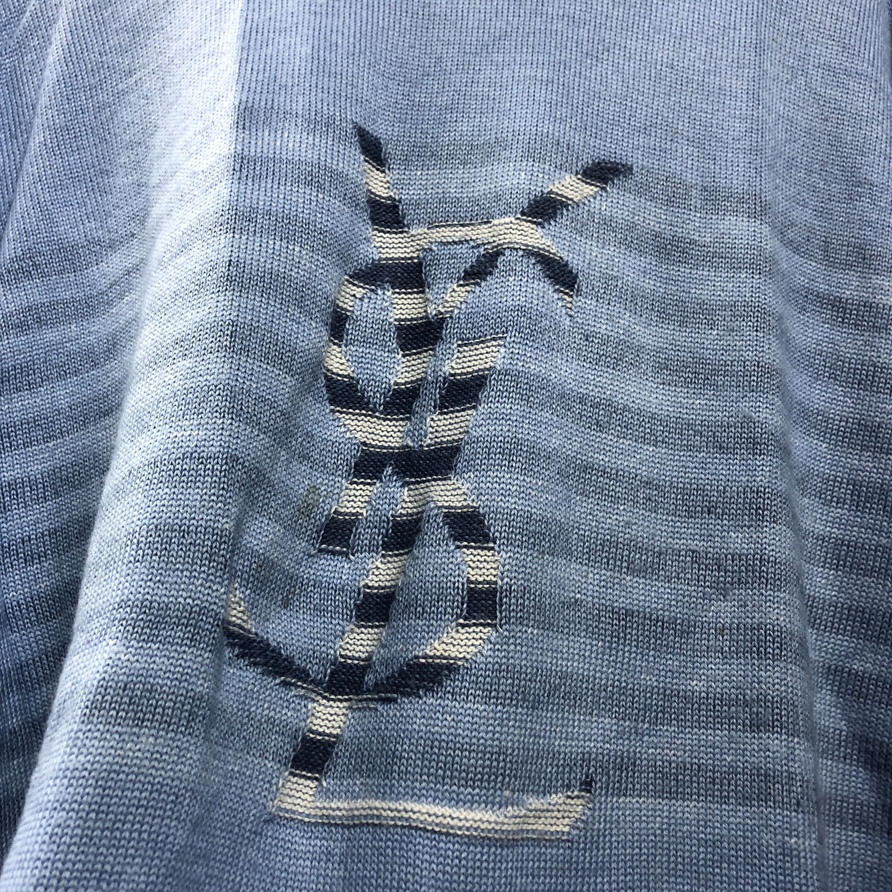 Yves Saint Laurent Yves Saint Laurent YSL Logo knit sweater Size US XL / EU 56 / 4 - 7 Thumbnail