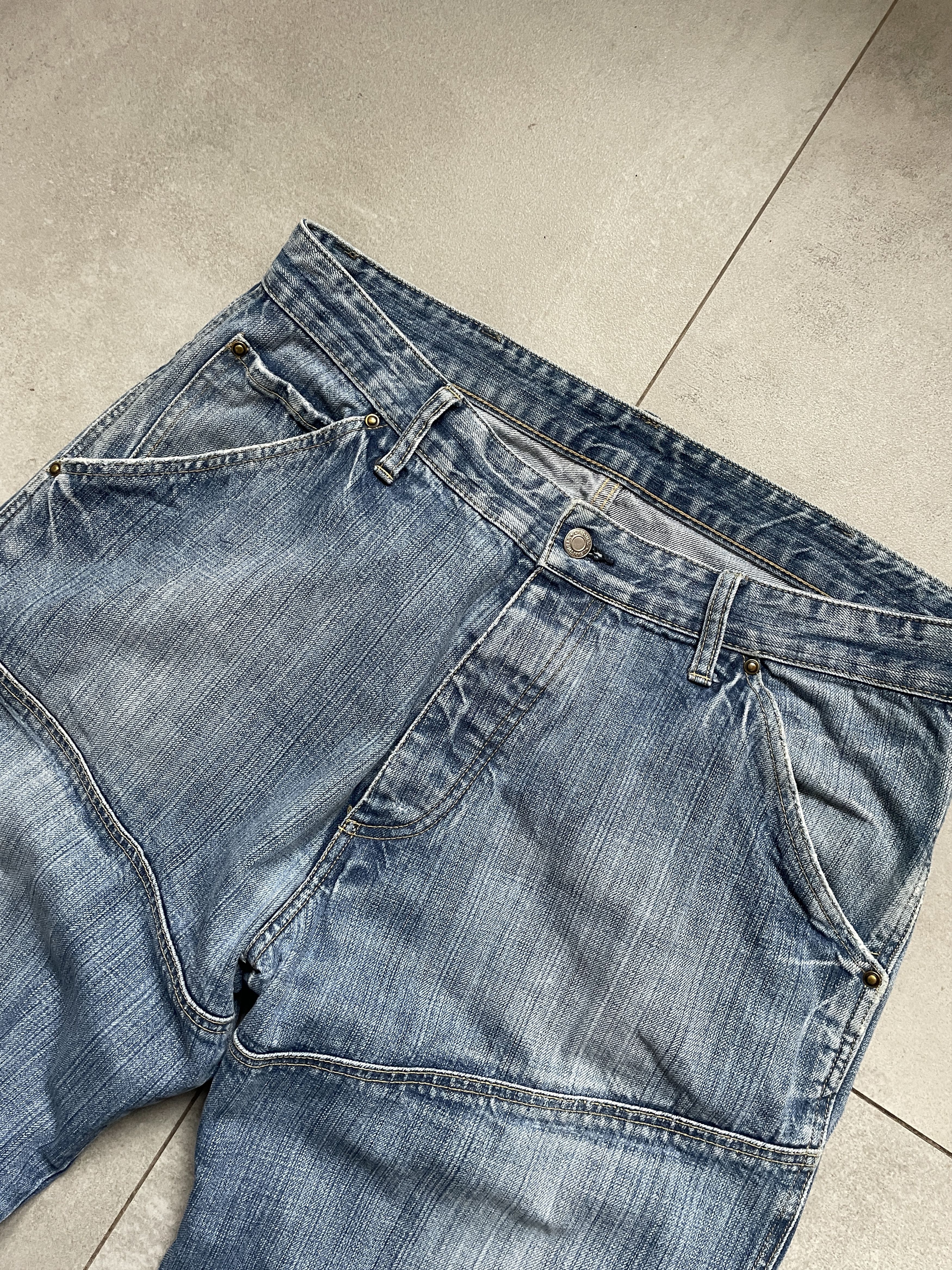 G-Star G-STAR GSTAR RAW DOUBLEKNEE VETE TYPE DENIM BAGGY PANTS Size US 36 / EU 52 - 6 Thumbnail
