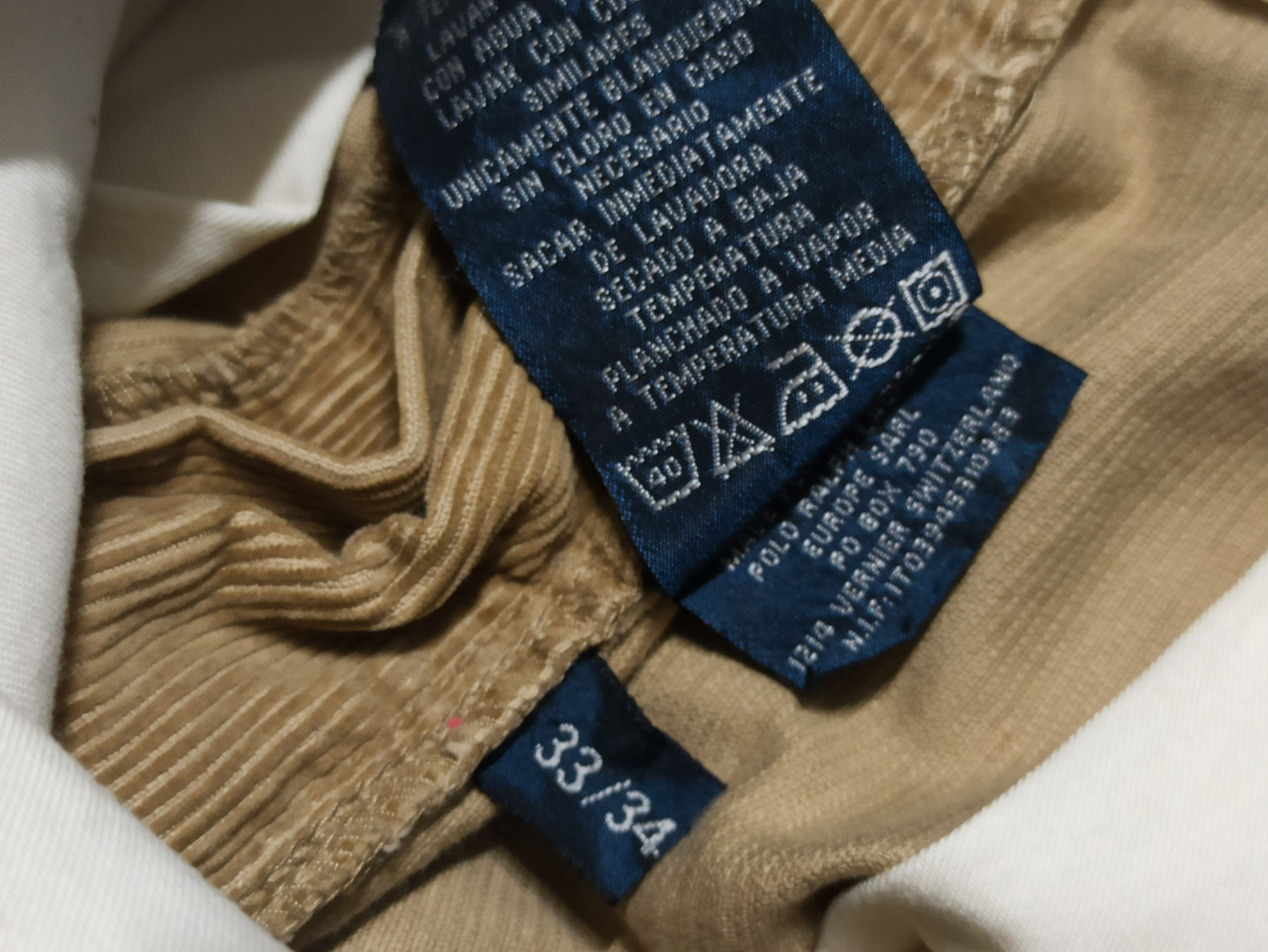 Polo Ralph Lauren Polo Ralph Lauren Corduroy Pants Size US 33 - 7 Thumbnail